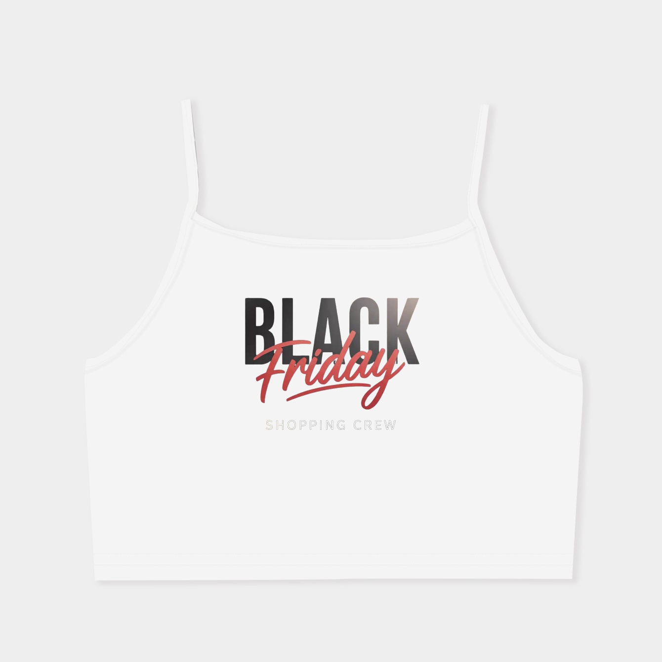 Black Friday design Women's  Spaghetti Strap Tank Top