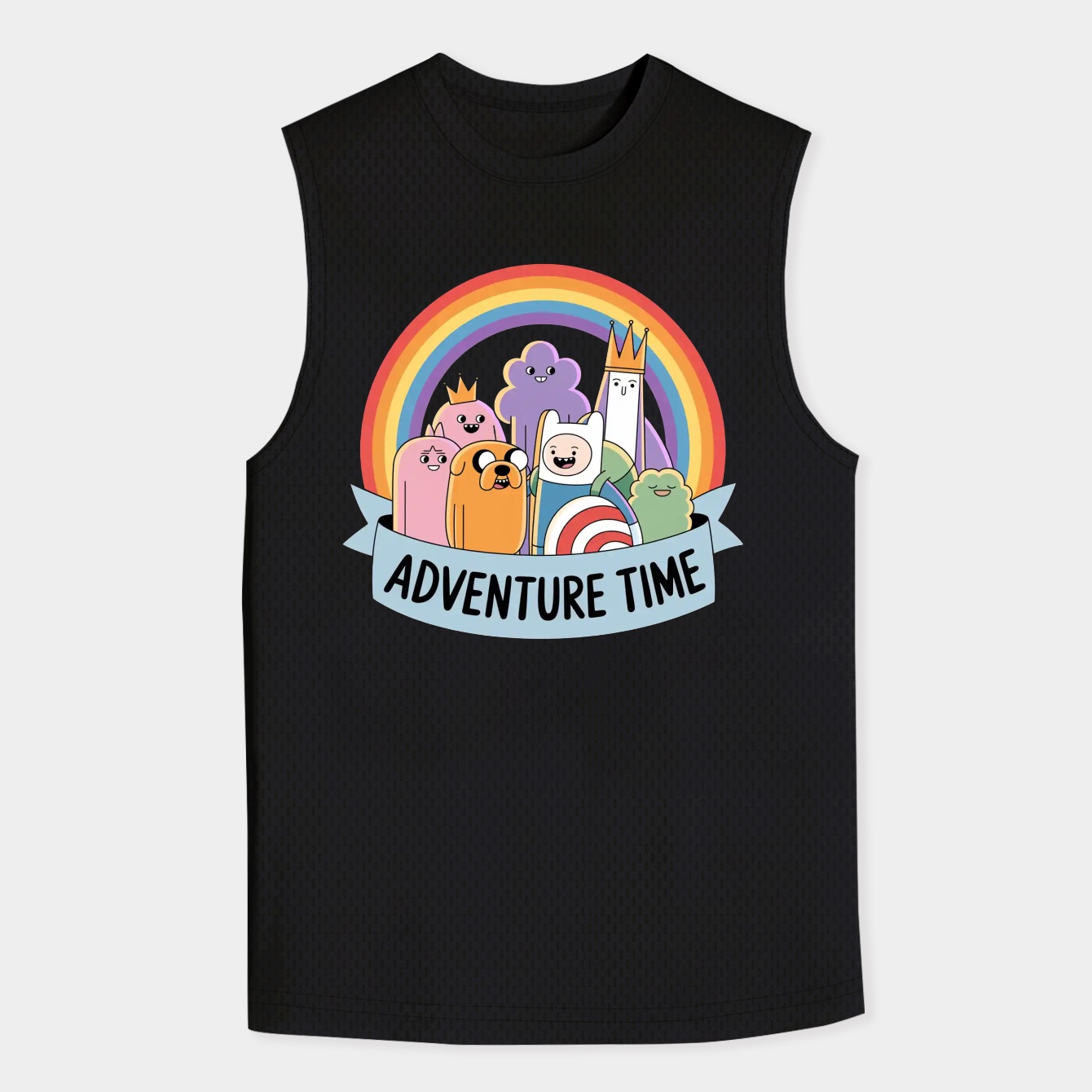 Adventure Time Group Smiling Men's Tank Top