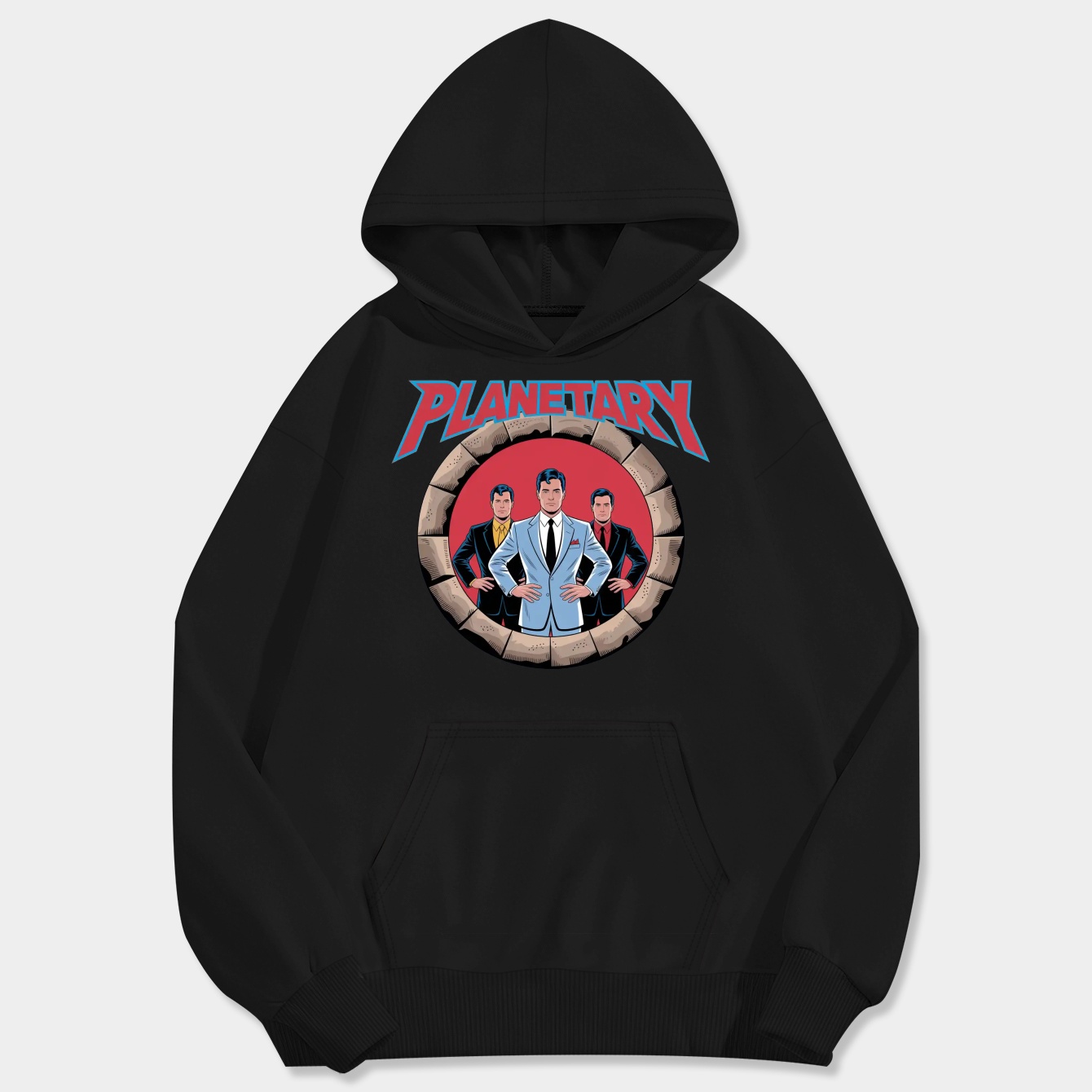 Planetary Logo Men's Big & Tall Hoodie
