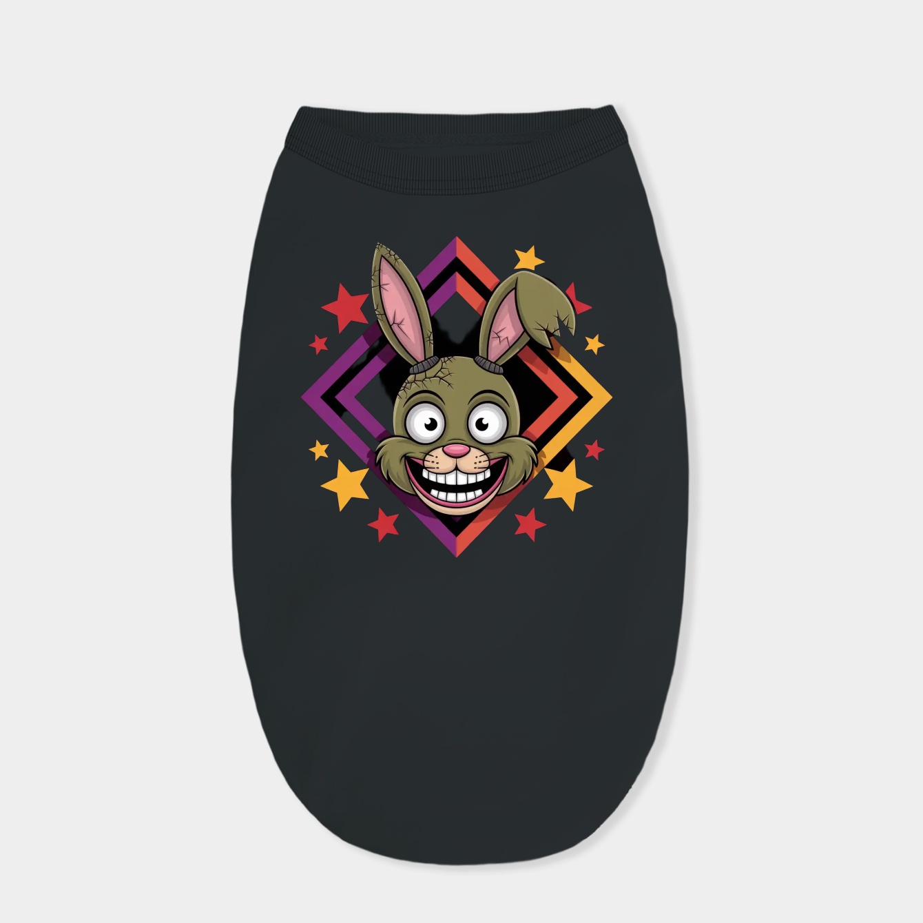 Springtrap Icon Geometric Neon Dog Shirt