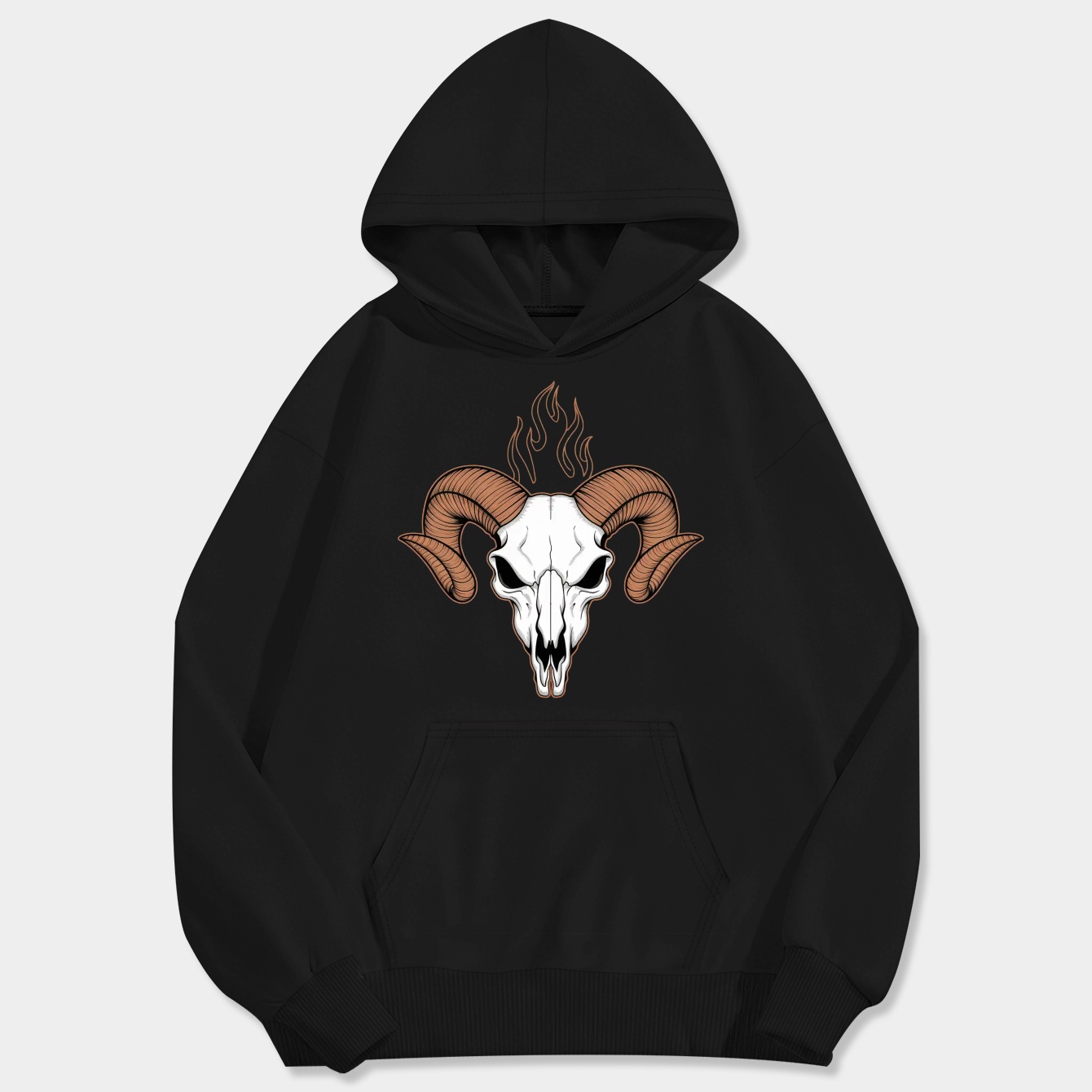 The Lich Simple Dark Men's Big & Tall Hoodie