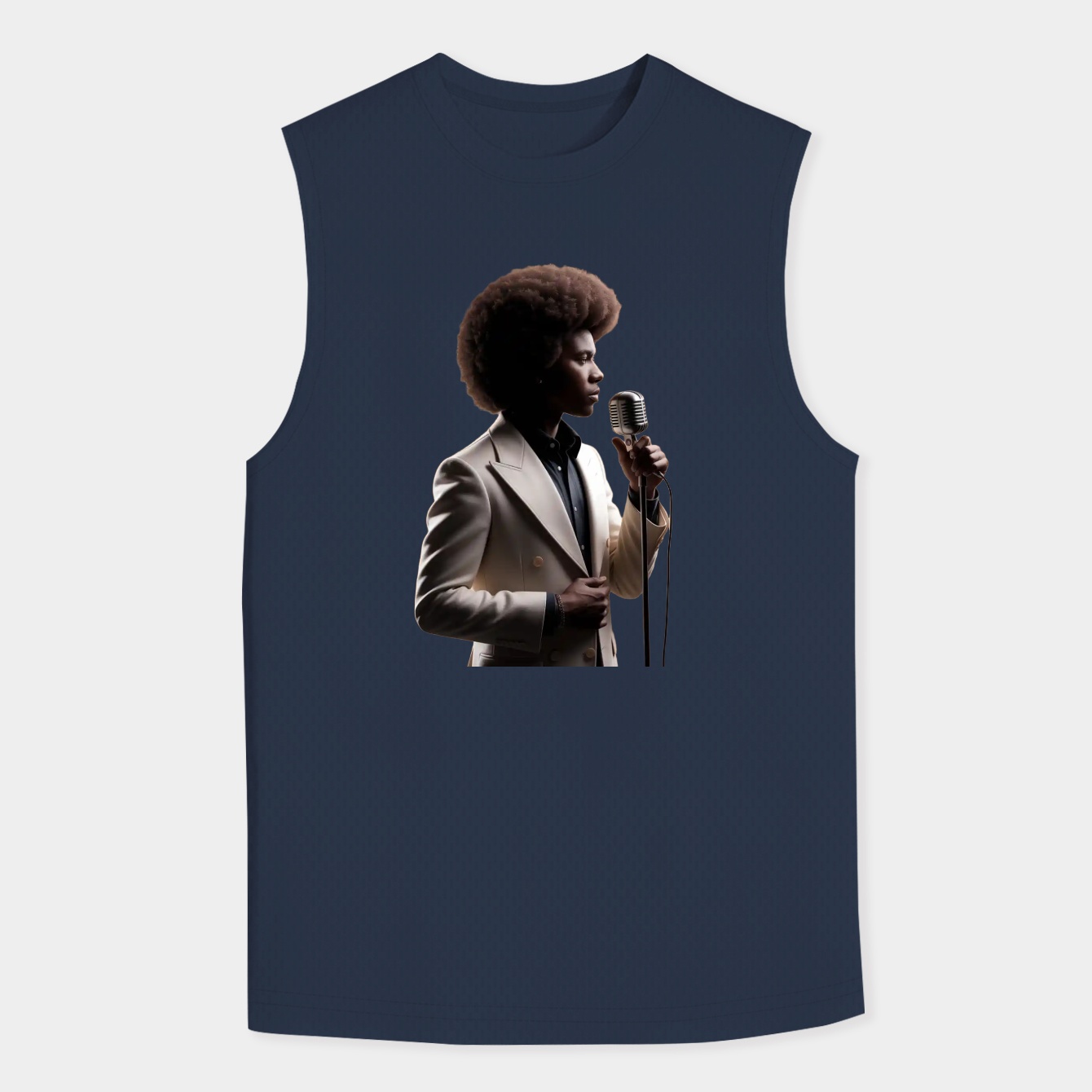 Michael-Jackson Classic Portrait Men's Big & Tall Tank Top