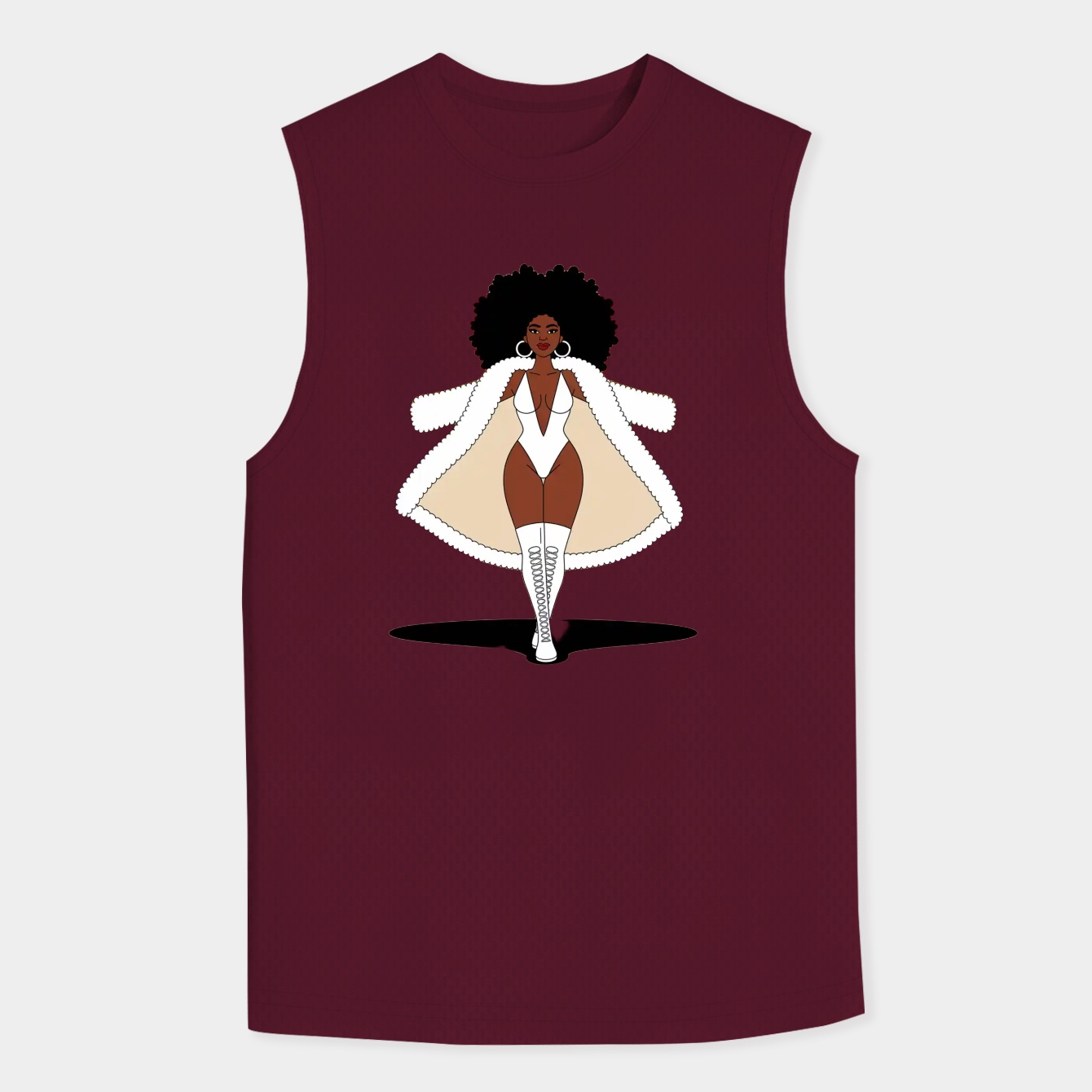 Marshmallow Men's Big & Tall Tank Top