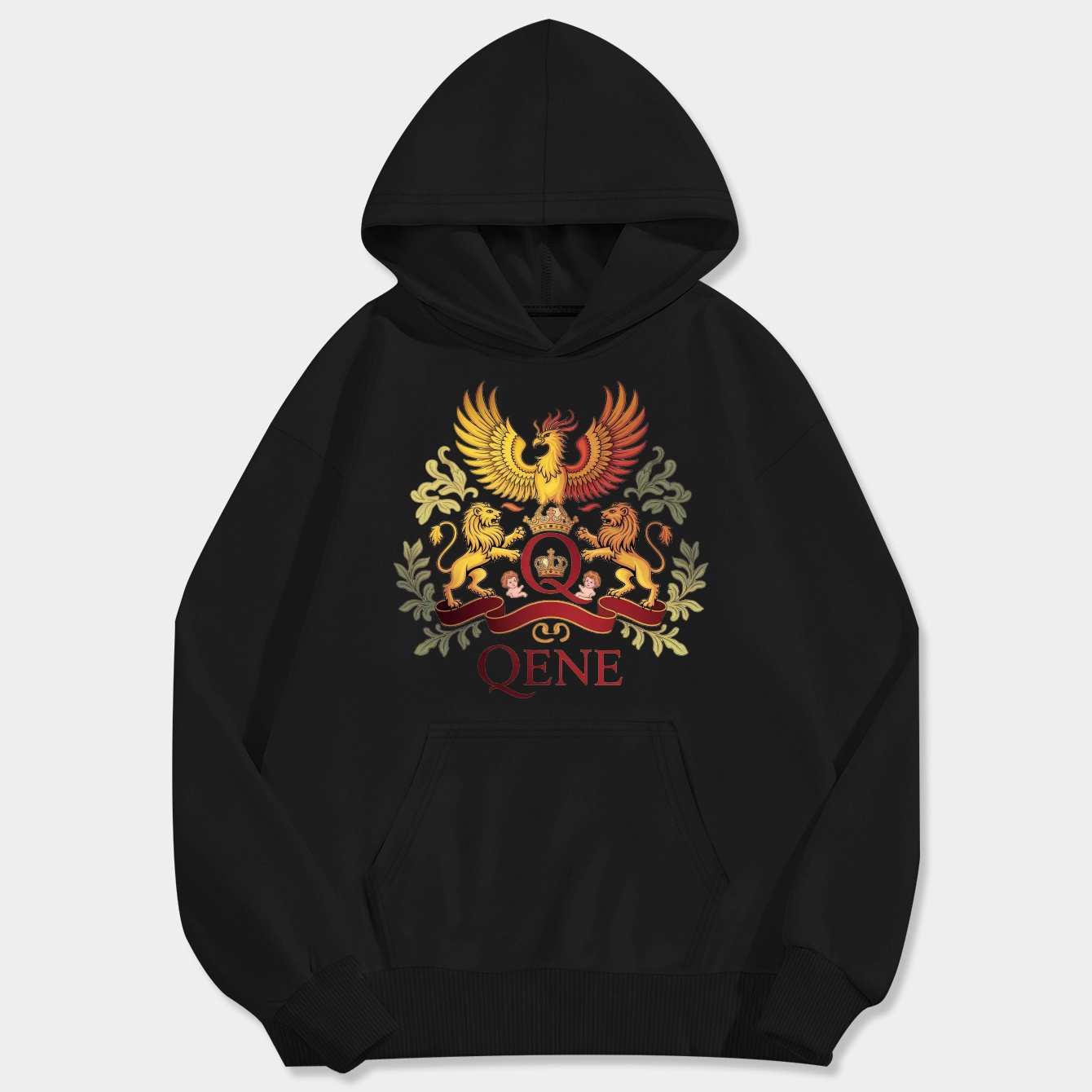 Queen Crest Men's Big & Tall Hoodie