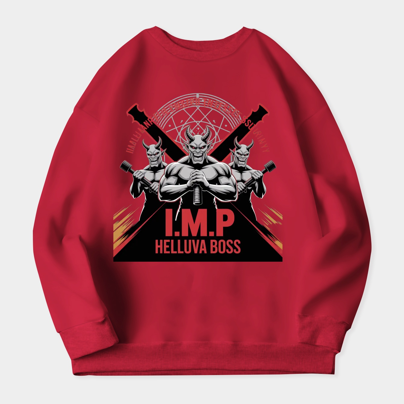 Helluva Boss I.M.P. Design Women's Plus Size Sweatshirt