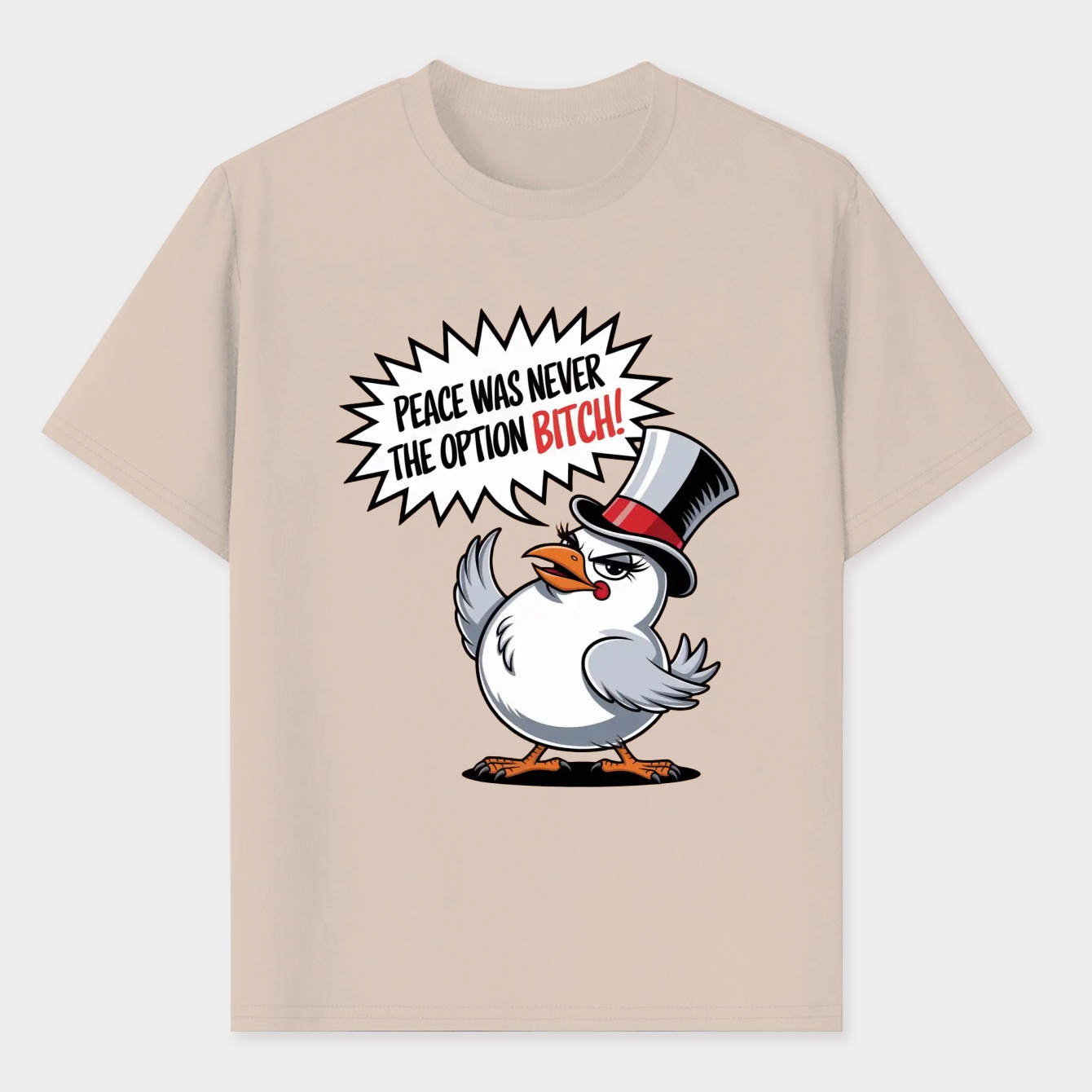 Peace was never the option Men's T-Shirt