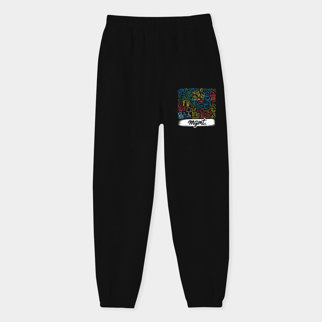 MGMT Colorful Doodle Pattern Women's Sweatpants