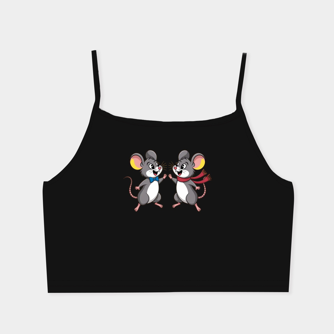 Pixie & Dixie: Hooray! Women's  Spaghetti Strap Tank Top