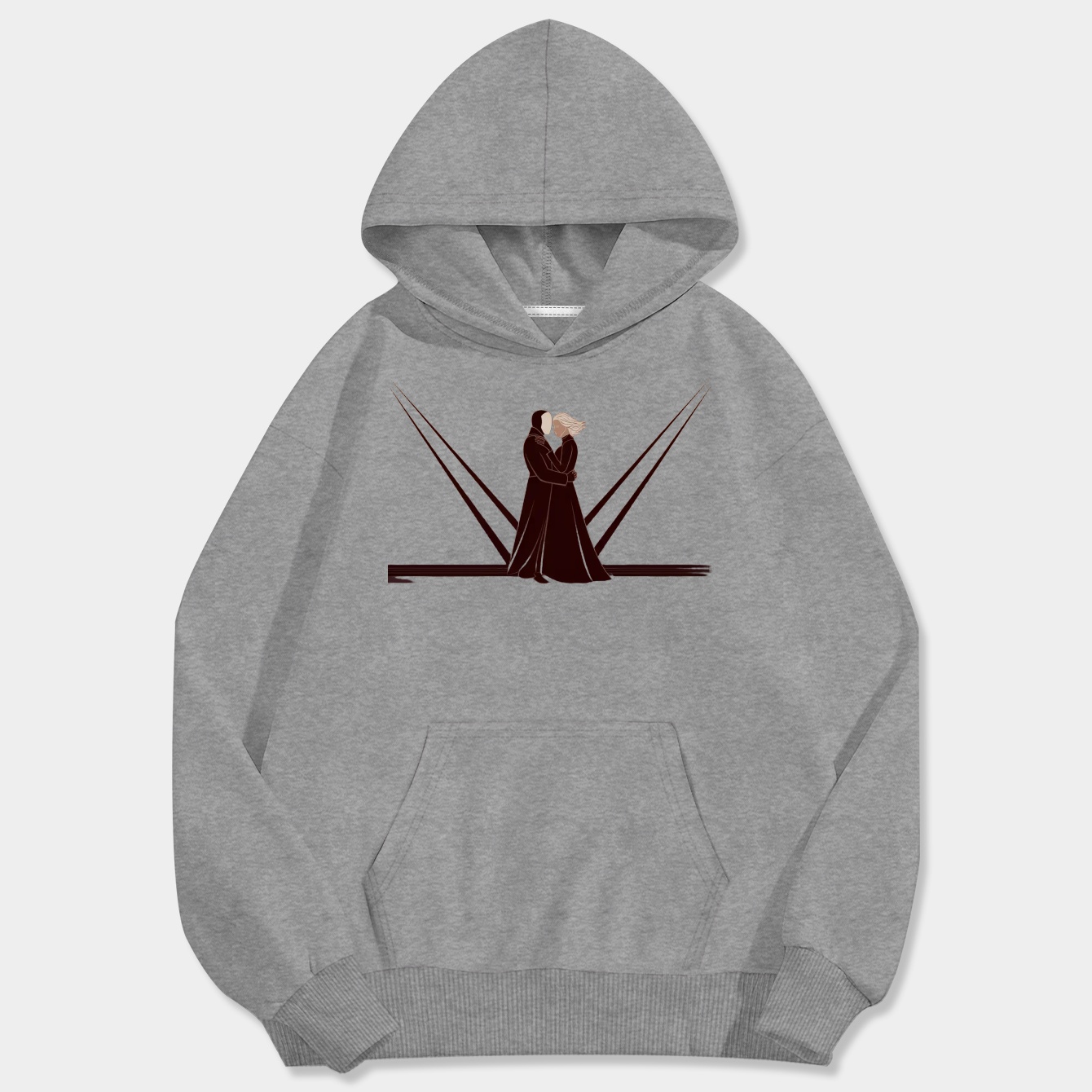 Never Let Go! Men's Big & Tall Hoodie