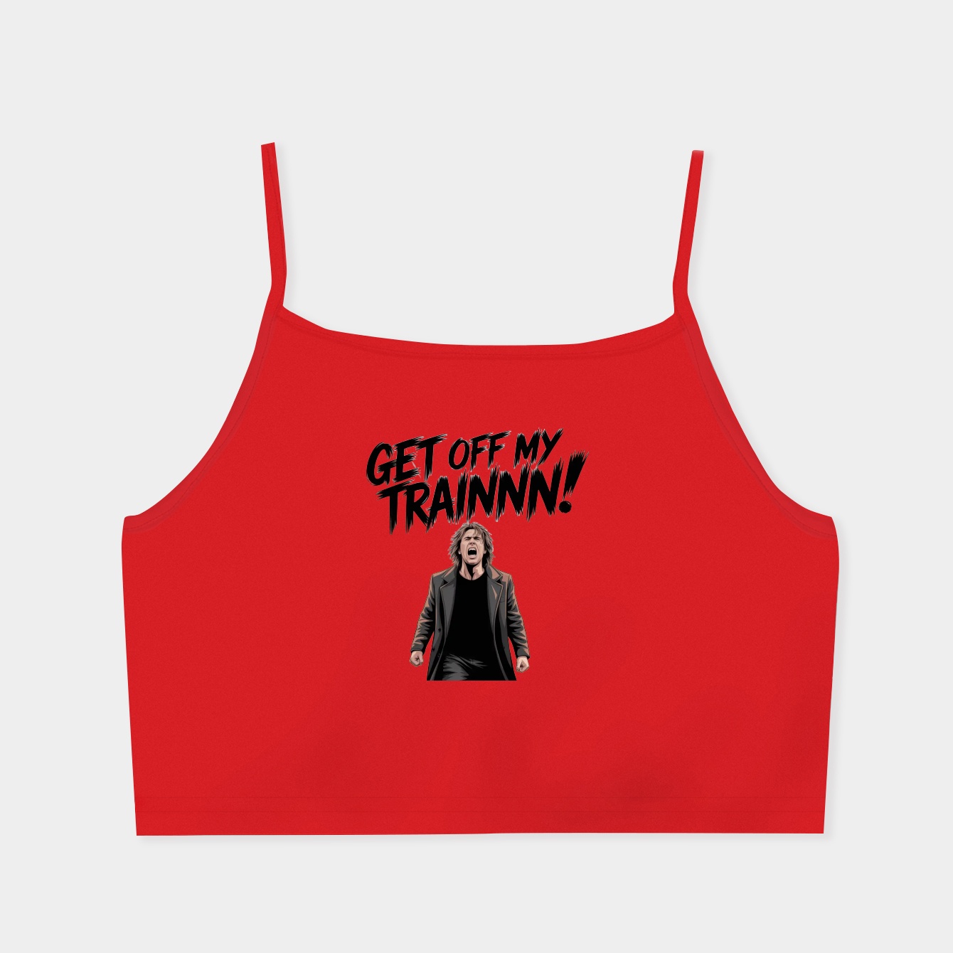 GHOST: Get Off My Train! Women's  Spaghetti Strap Tank Top