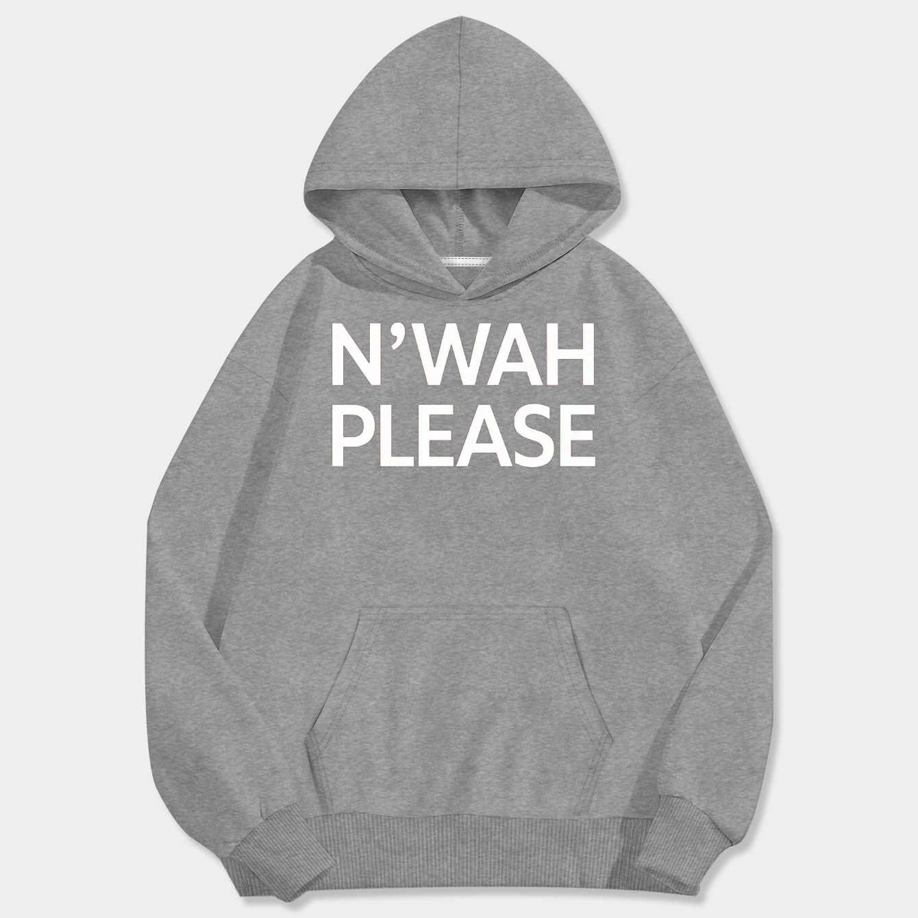 N'wah Please! Men's Big & Tall Hoodie
