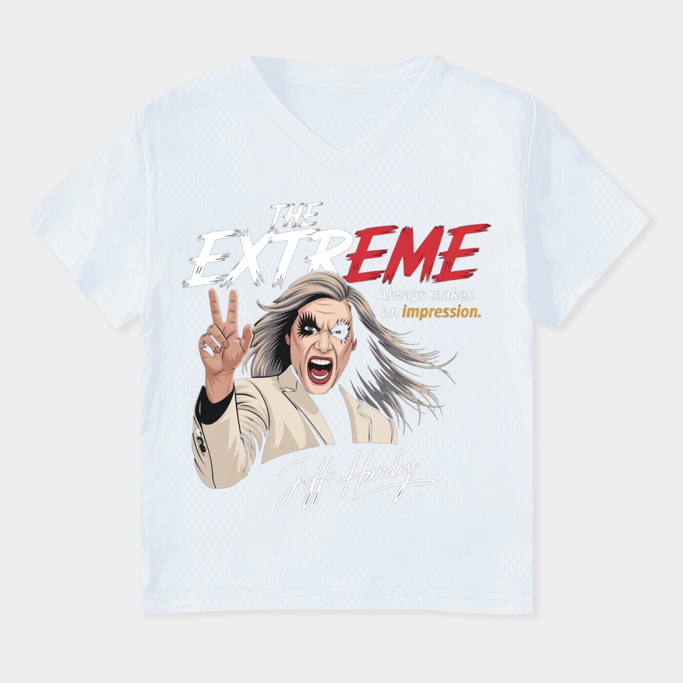 Jeff Hardy Extreme Impression Women's Plus Size V-Neck T-Shirt