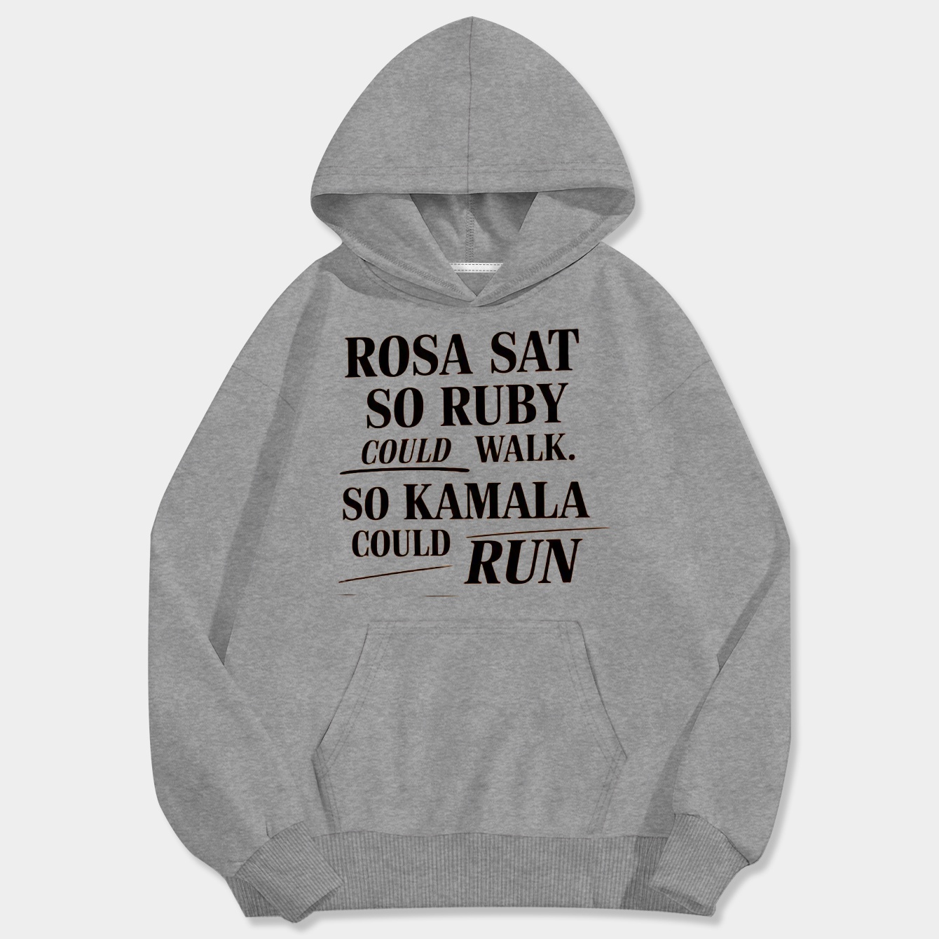 So Kamala could run Men's Big & Tall Hoodie