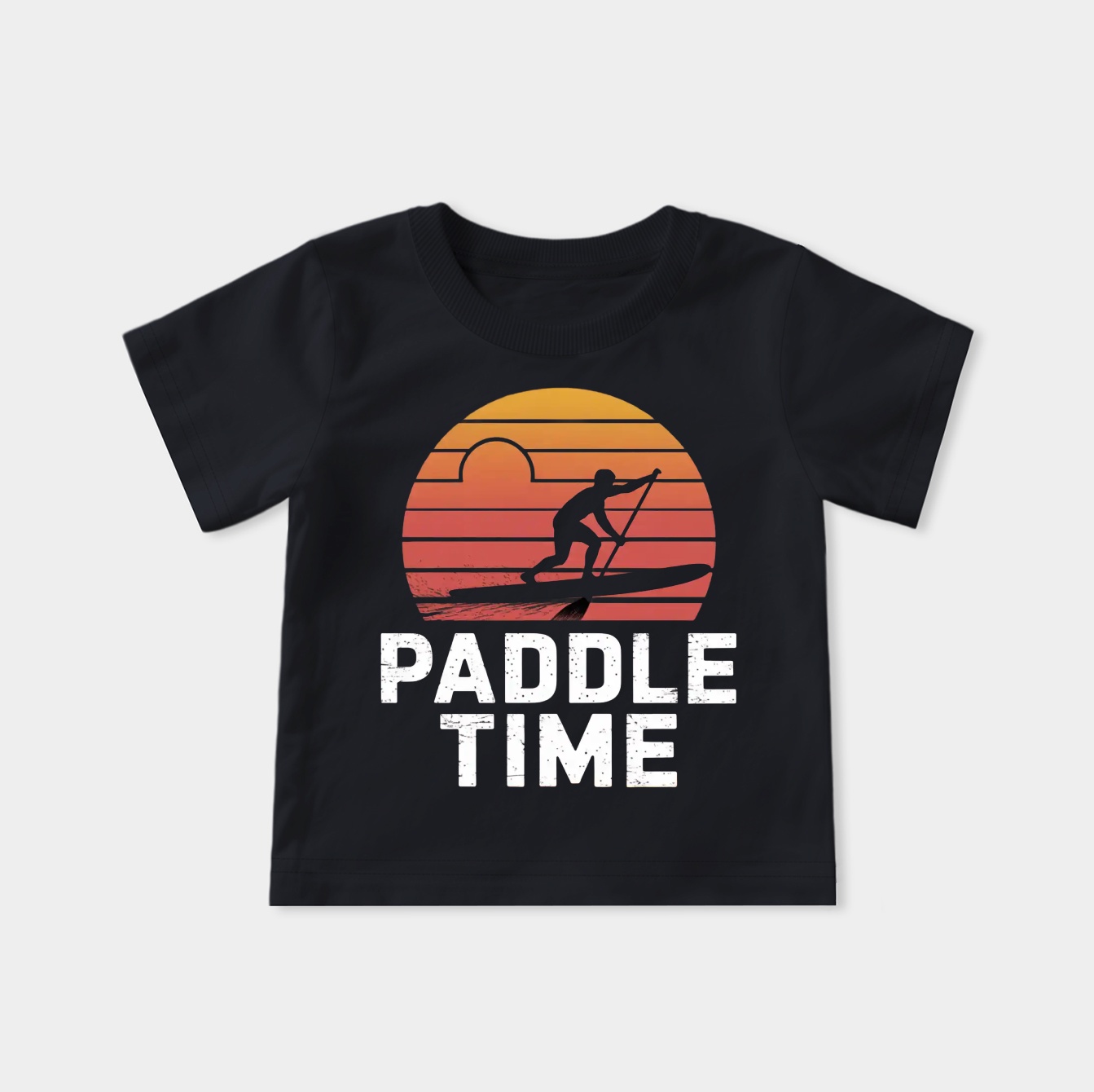 Paddle Time Vintage Sunset Youth Classic T-Shirt