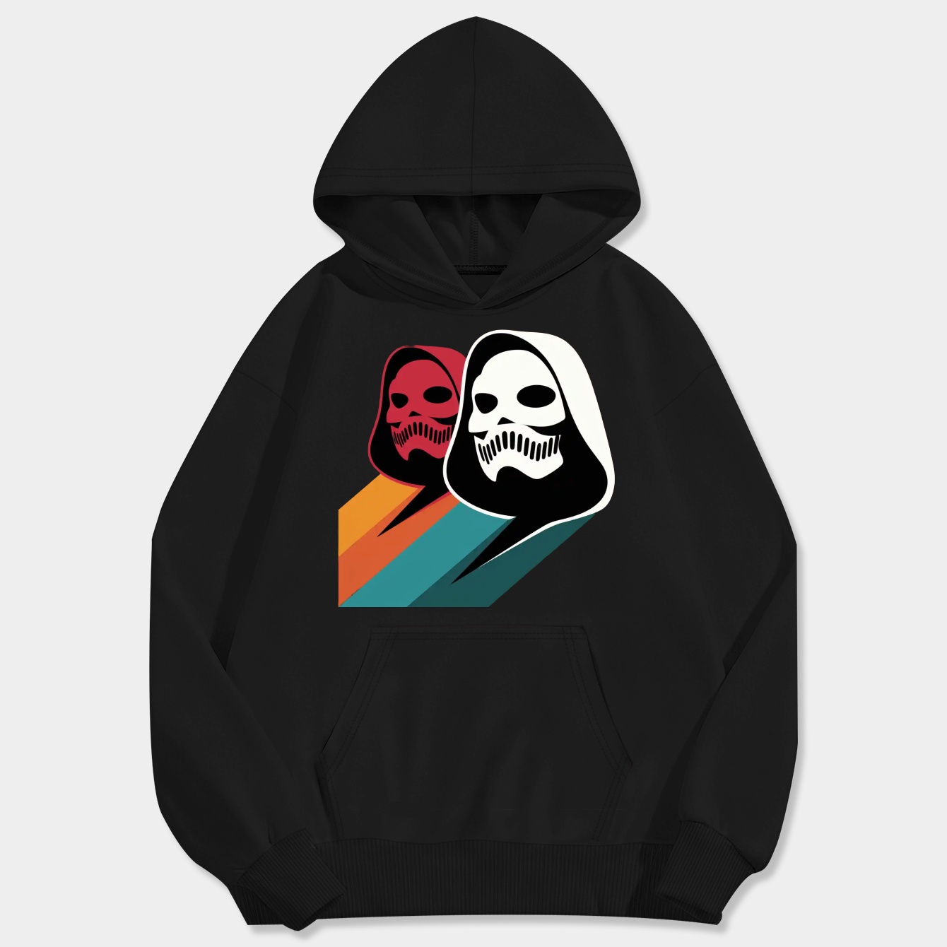 Pop-Art MF DOOM Mask Cascade Men's Big & Tall Hoodie