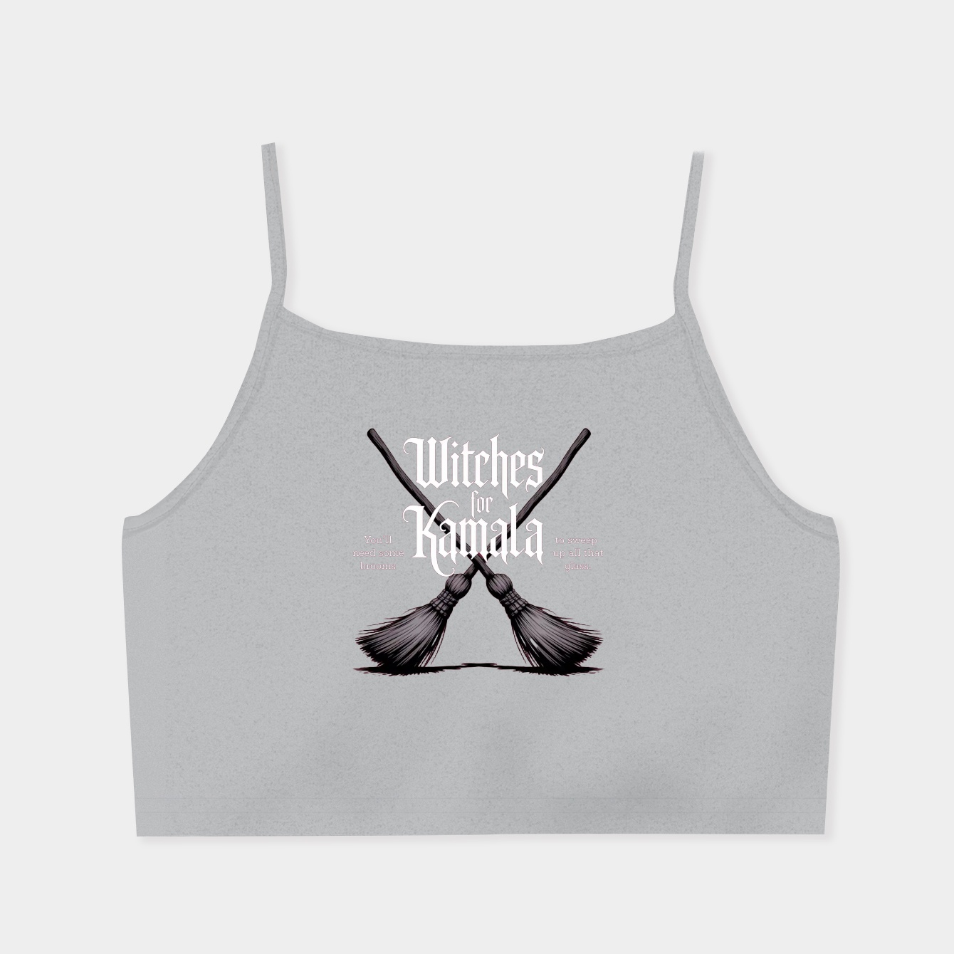 Witches For Kamala Halloween Witch Kamala Harris 2024 Women's  Spaghetti Strap Tank Top