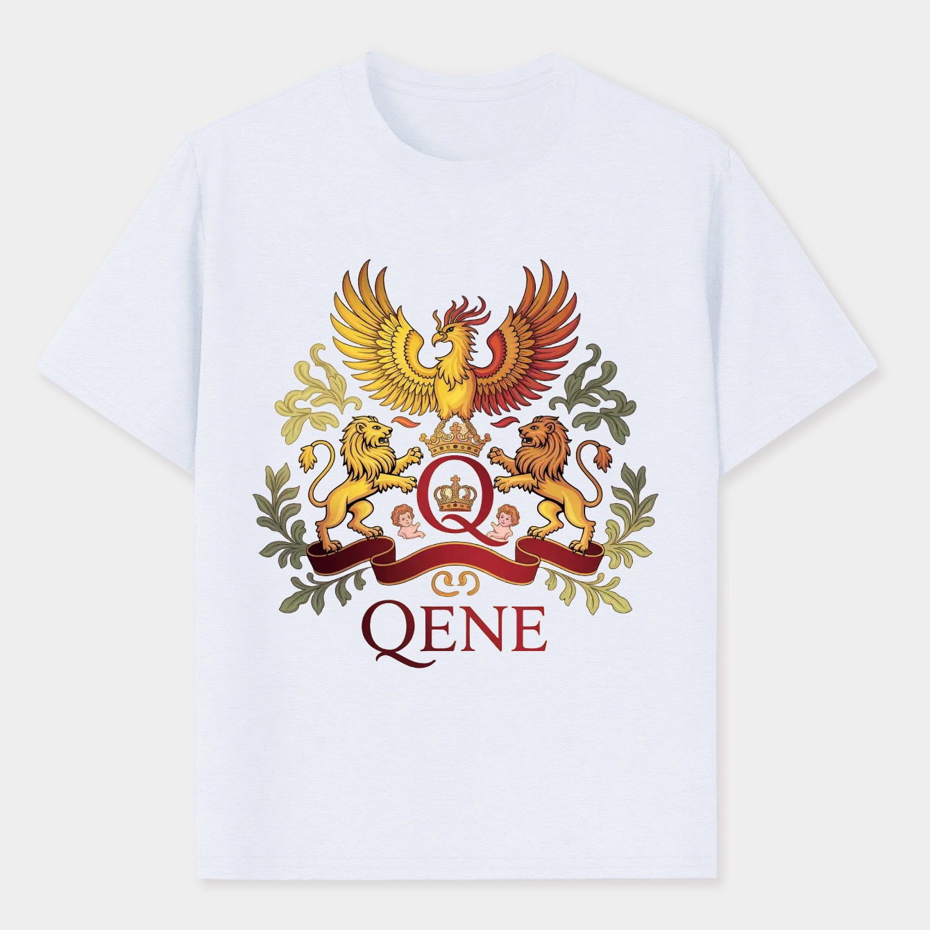Queen Crest Men's Performance Athletic T-Shirt