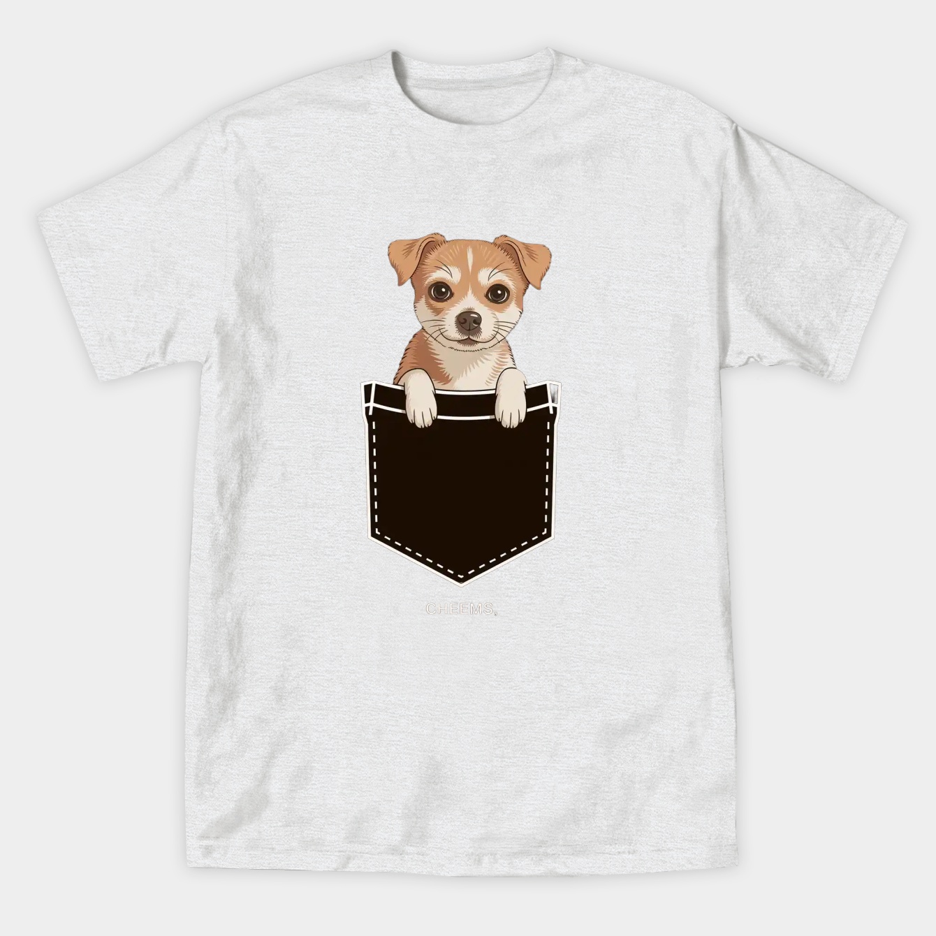 cheems in a pocket Women's Athletic Performance T-Shirt