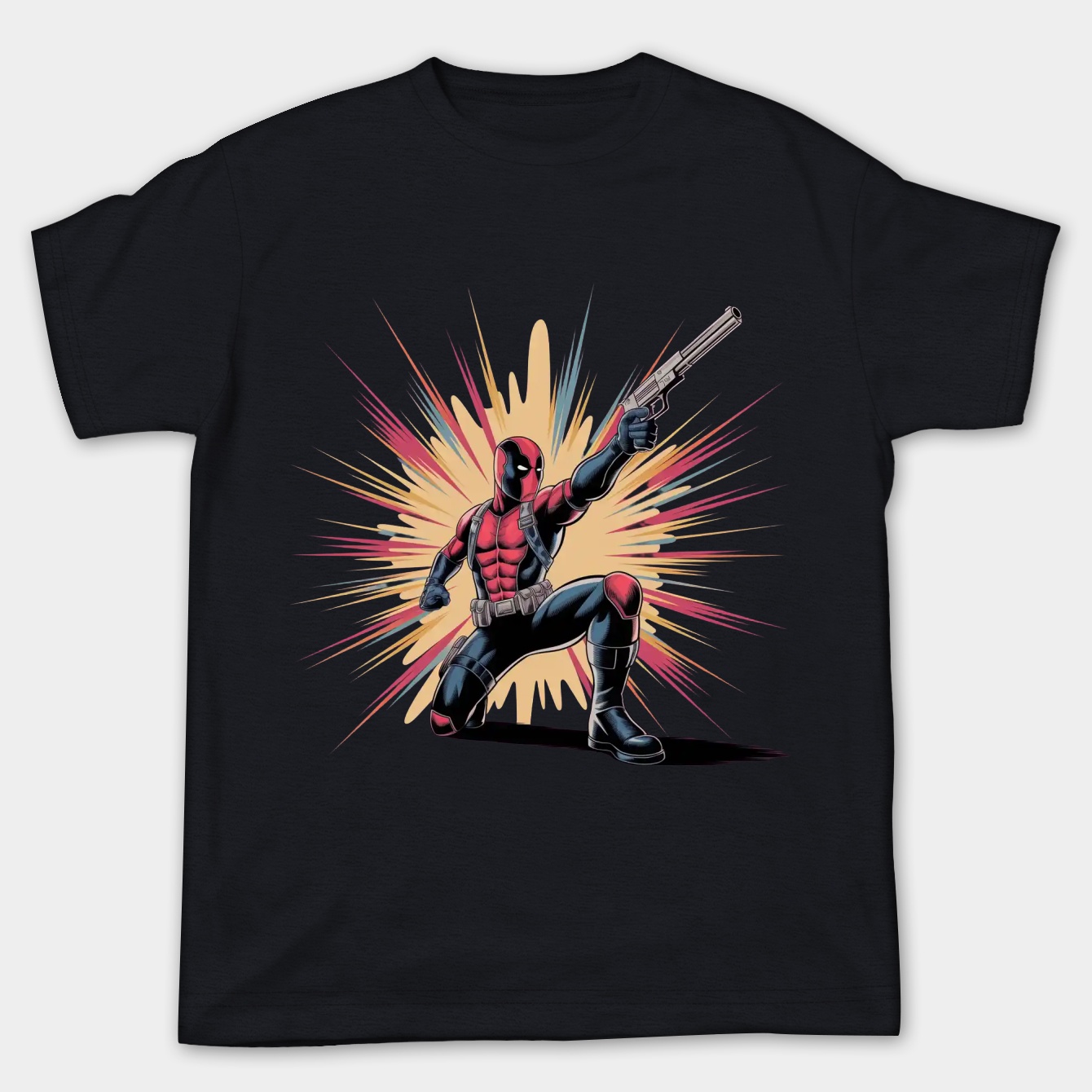 deadpool pistol action pose