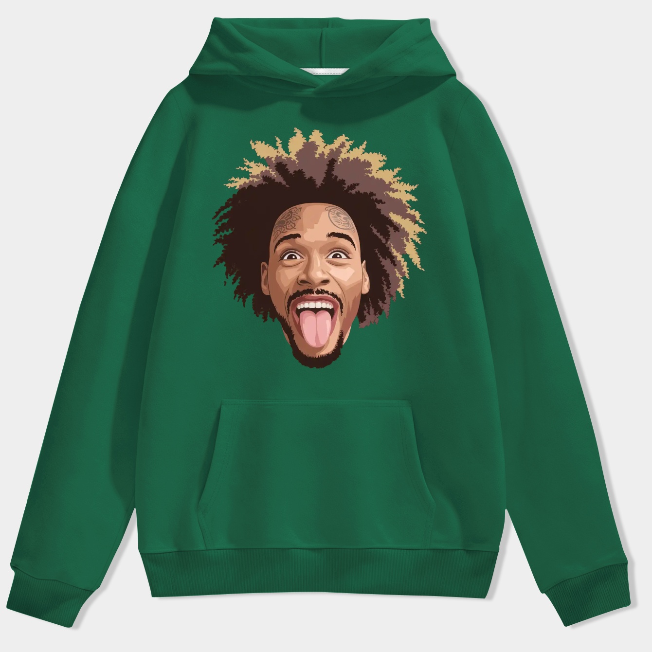 Post Malone Face Expression Men's Hoodie