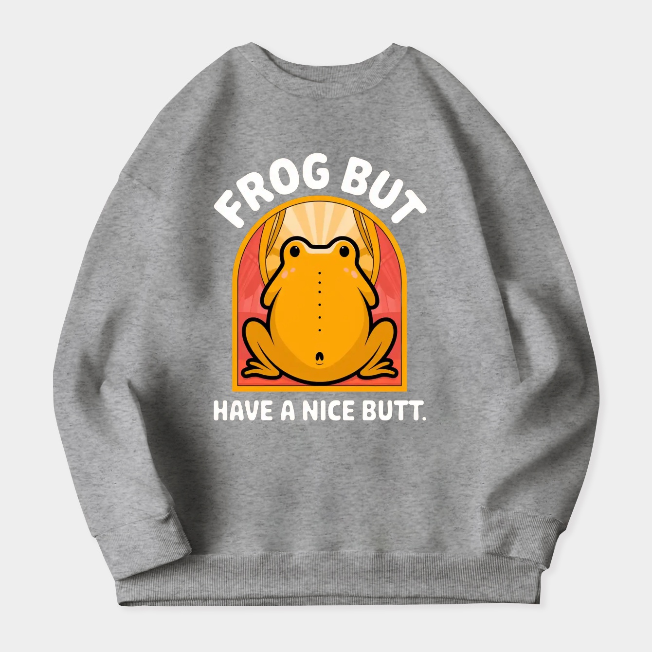 Frog But Have a Nice Butt Women's Plus Size Sweatshirt