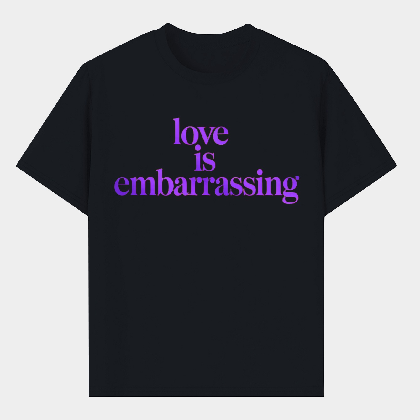 love is embarrassing Men's T-Shirt