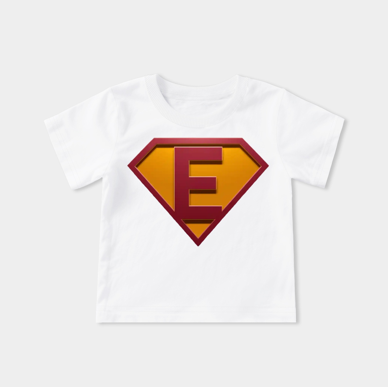 Superhero Symbol Letter E Youth Classic T-Shirt