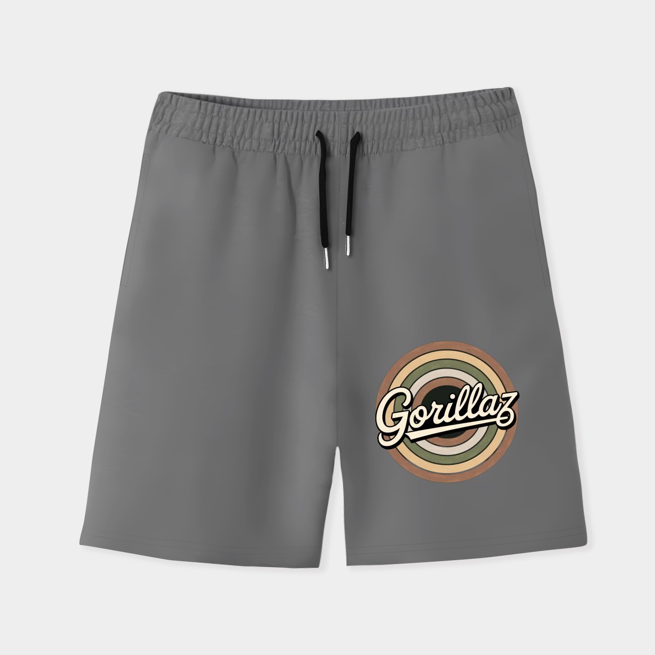 Gorillaz Circle Crayon Men's Quick-Dry Athletic Shorts