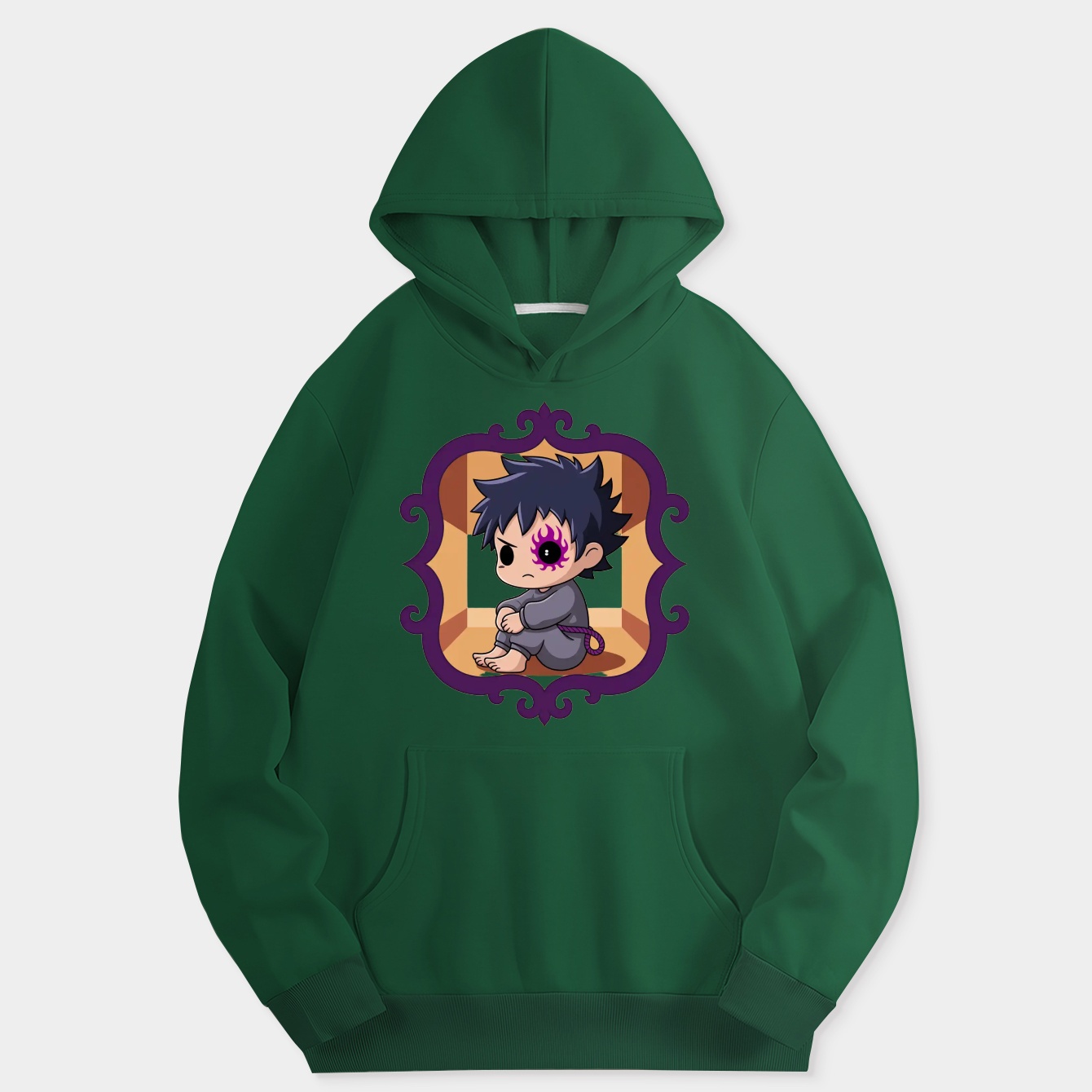 Sasuke with a chibi style Women's Hoodie