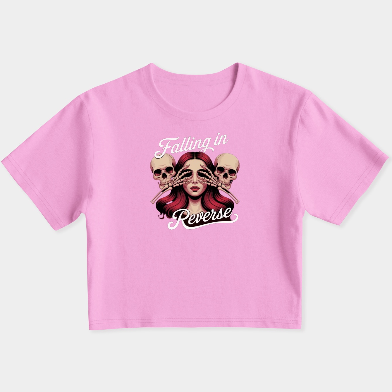 falling in the reverse vintage Women's Slim Fit Baby Tee