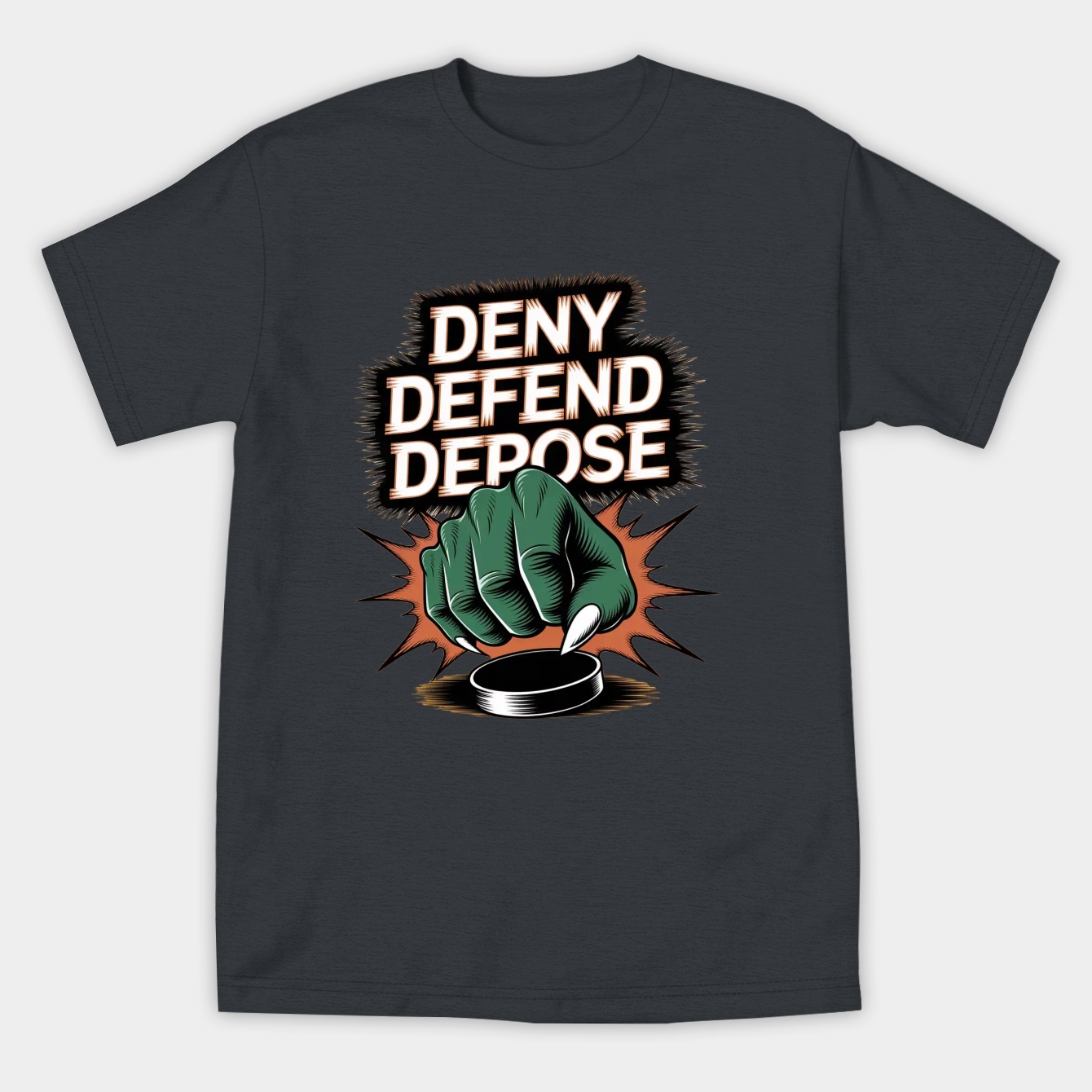 DENY DEFEND DEPOSE Women's Athletic Performance T-Shirt