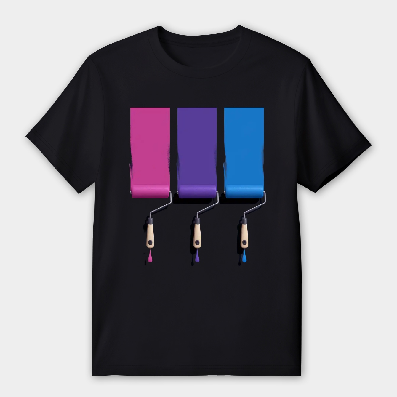 Paint Pride - Bi Pride Women's Premium Soft T-Shirt