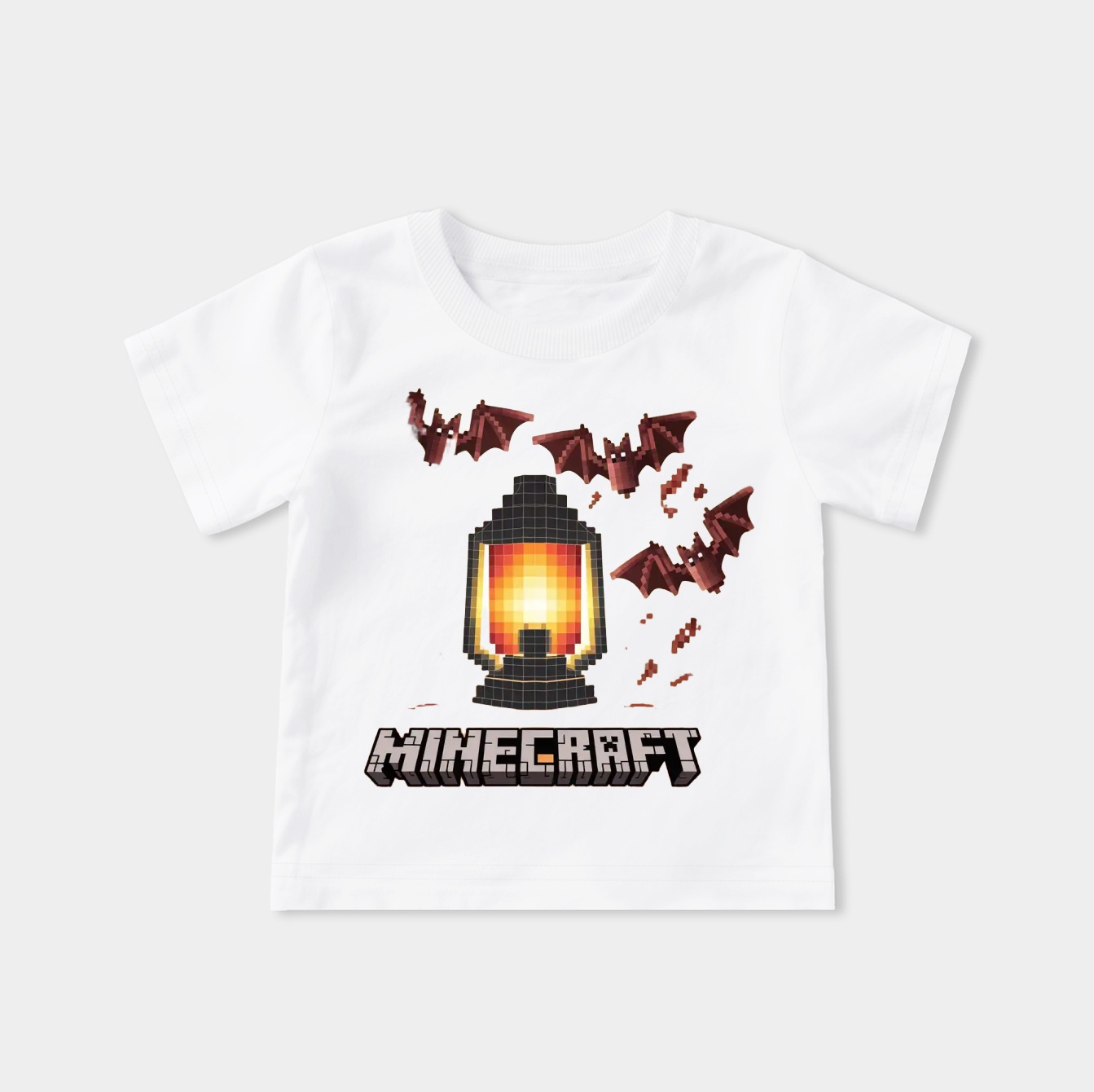 Minecraft Bats And Light Youth Classic T-Shirt