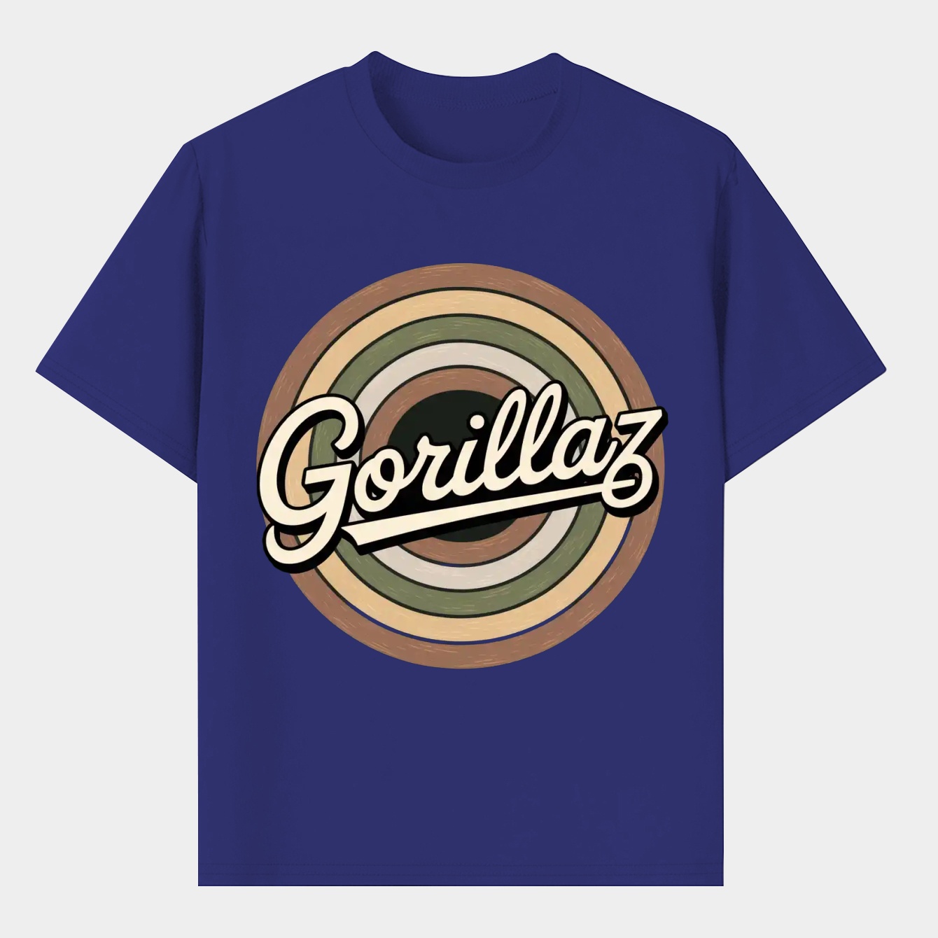 Gorillaz Circle Crayon Men's T-Shirt