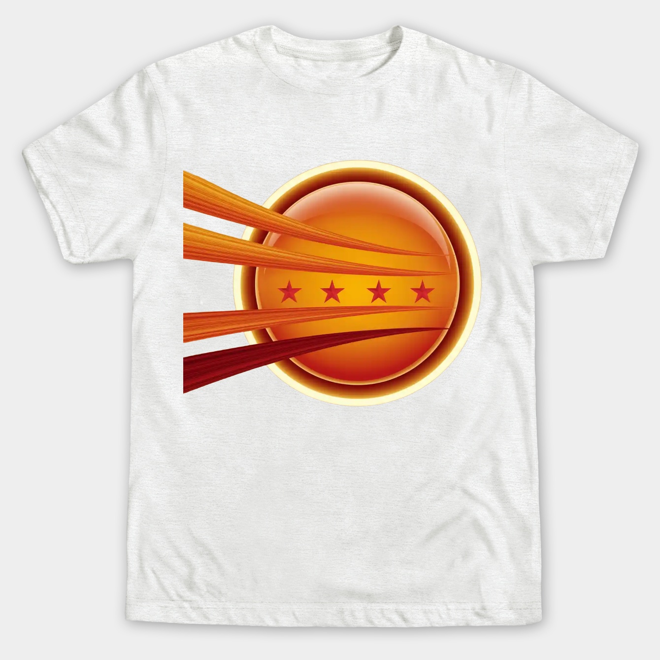 4-Star Damaged Men's Big & Tall T-shirt