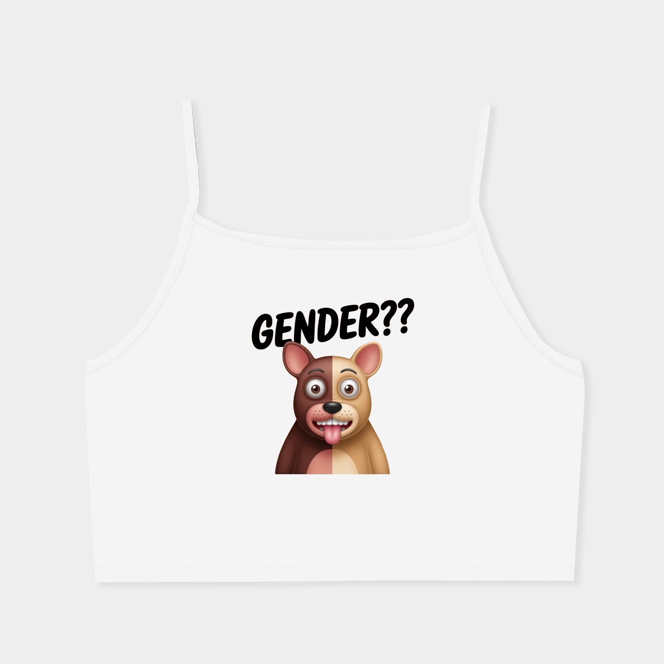 GENDER?!!?!? Women's  Spaghetti Strap Tank Top