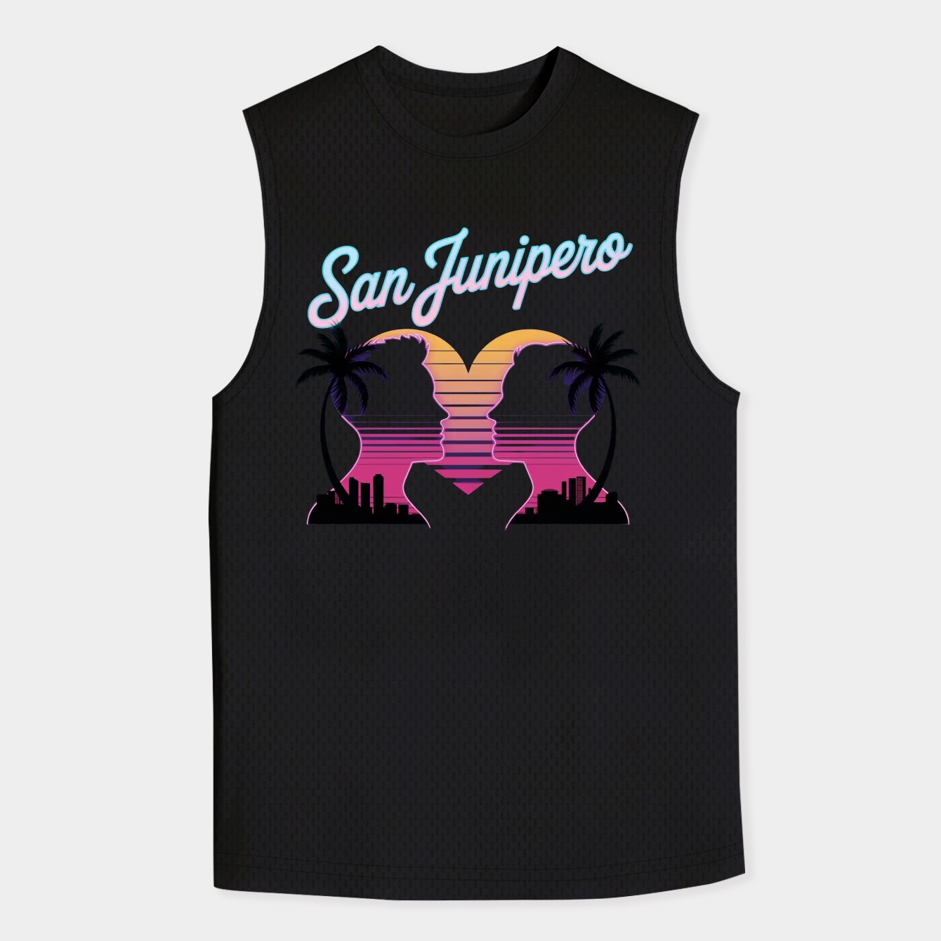 San Junipero Netflix Men's Big & Tall Tank Top