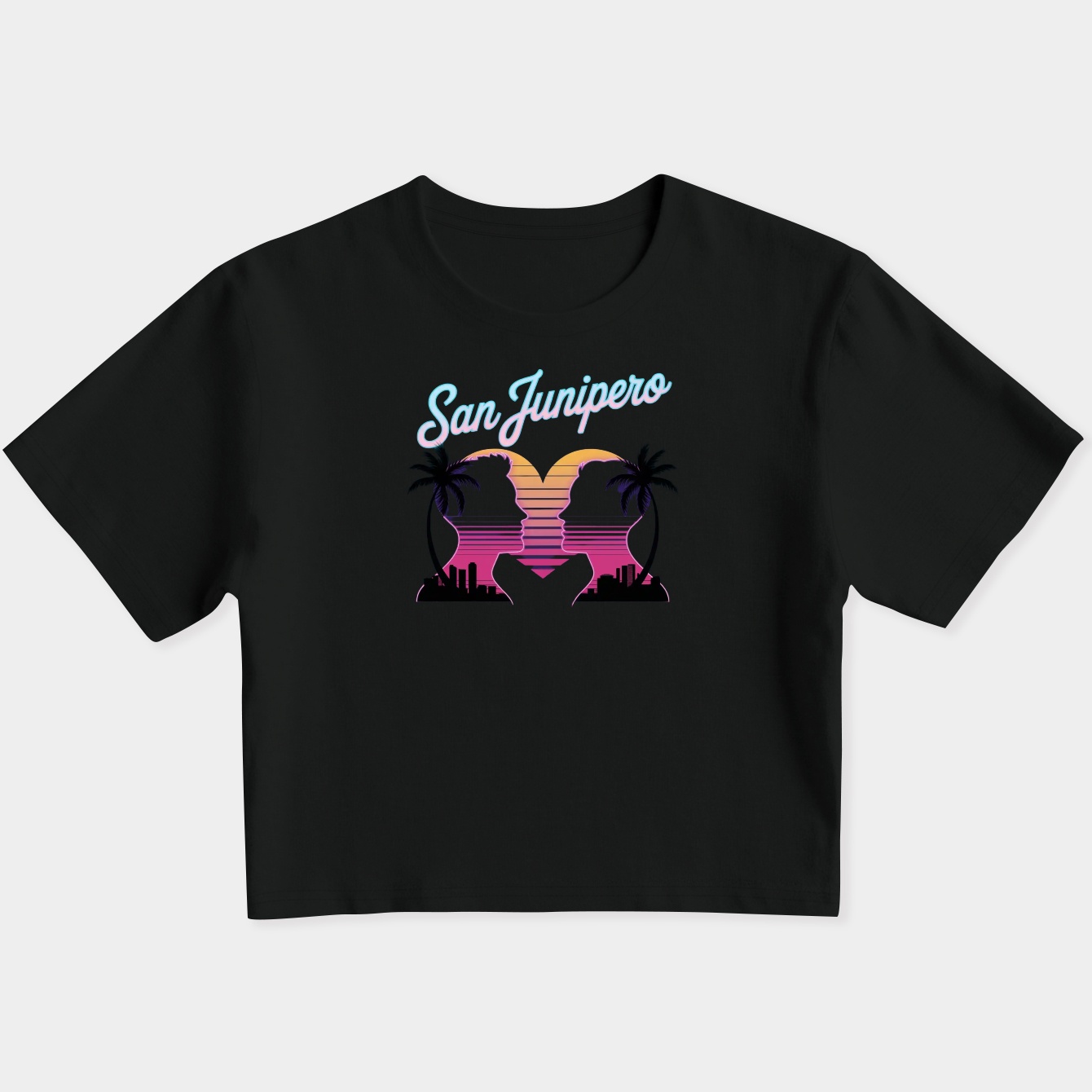San Junipero Netflix Women's Slim Fit Baby Tee