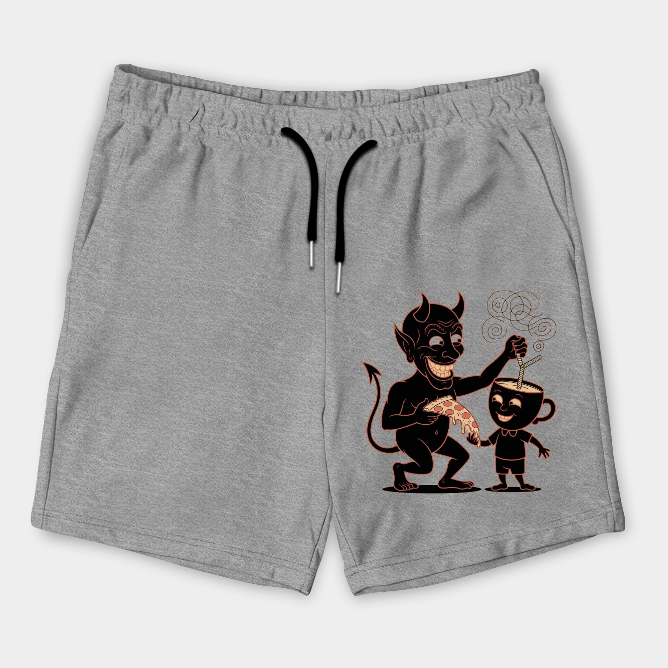 The Devil (Munchies) - Ghostemane X Cuphead Men's Shorts