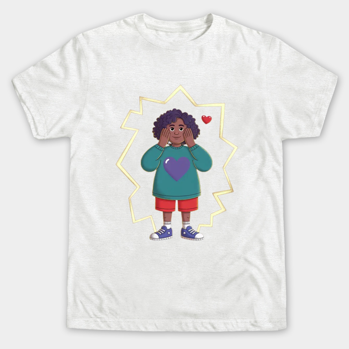 Heart Men's Big & Tall T-shirt