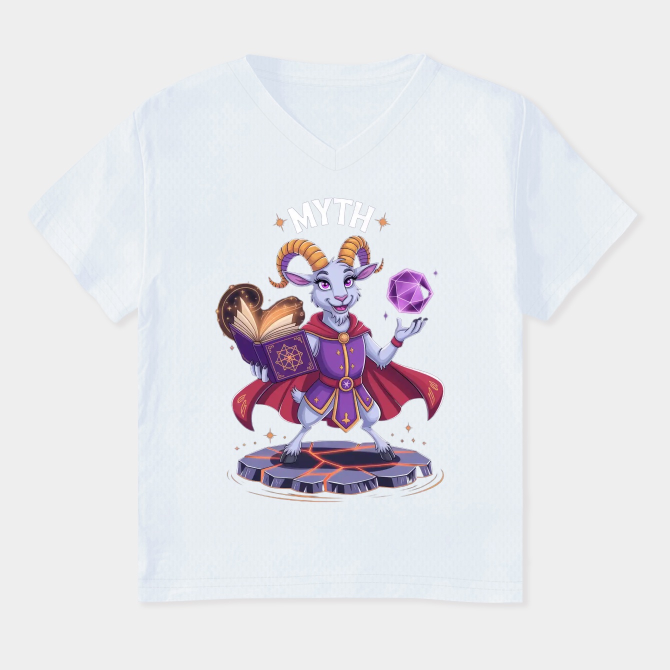 Mythic Goatlord Women's Plus Size V-Neck T-Shirt