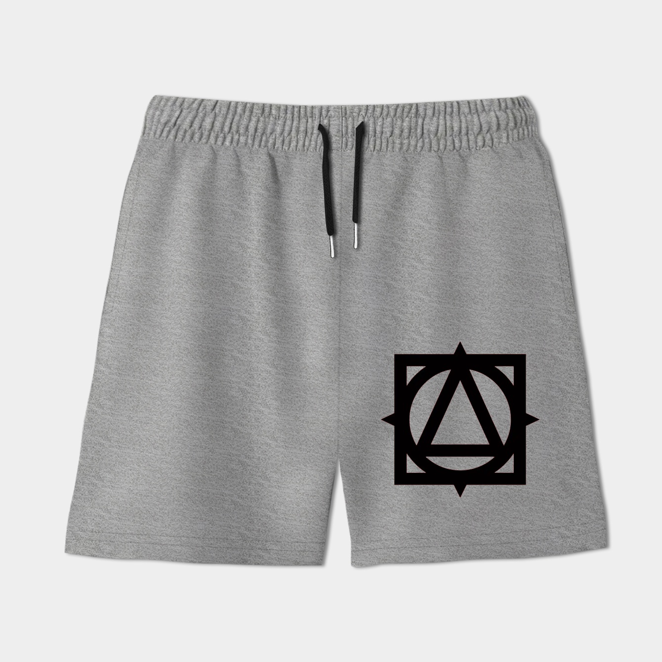 Triangle within a circle within a square Women's Shorts