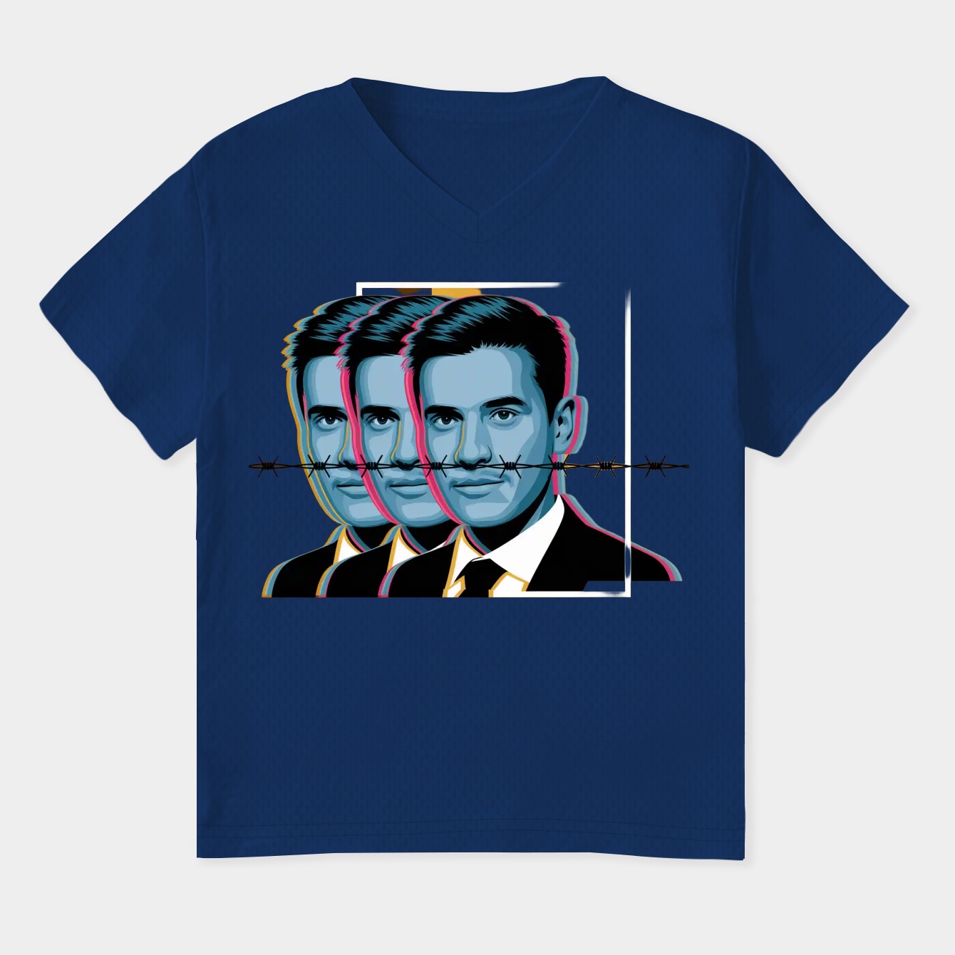 Post Malone ART Women's Plus Size V-Neck T-Shirt