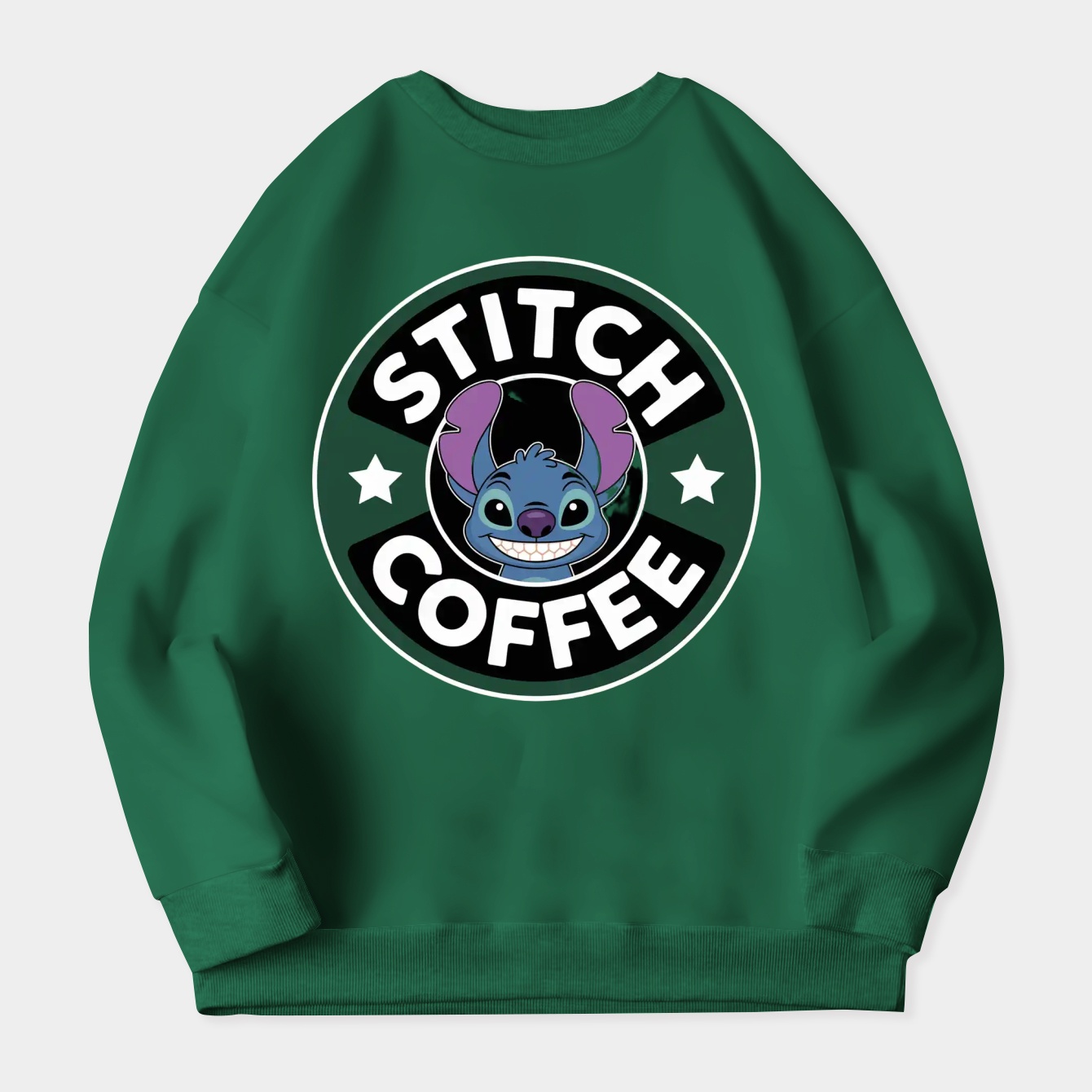 Stitch Coffee Women's Crewneck Sweatshirt