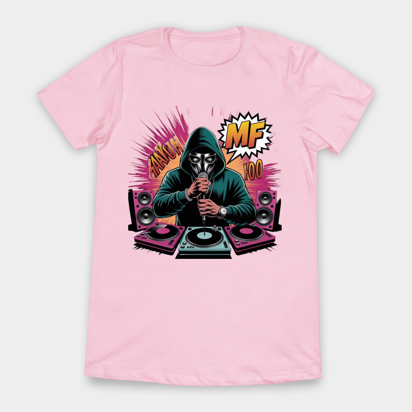 mf doom comic graffiti style Women's T-Shirt