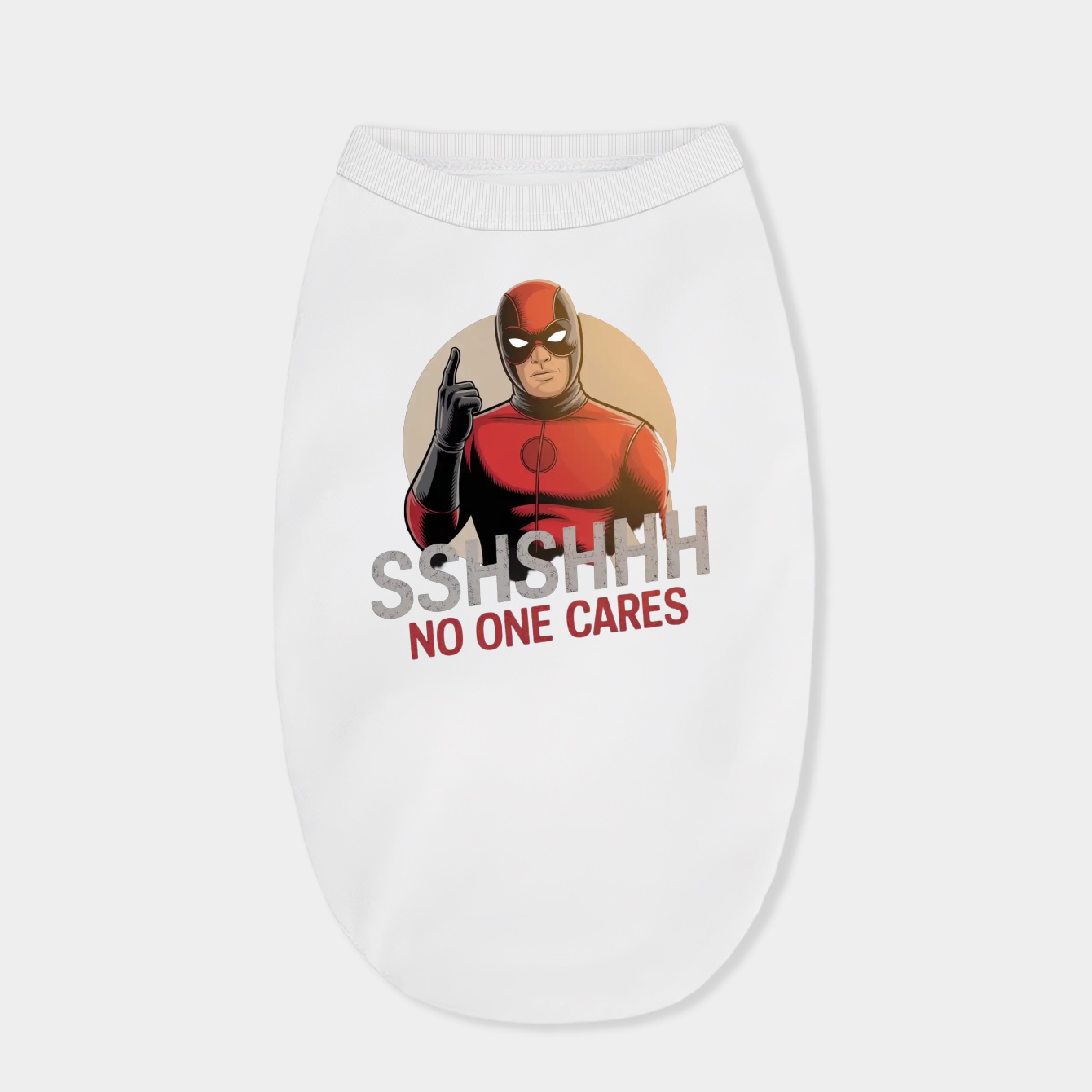 Deadpool No One Cares Dog Shirt