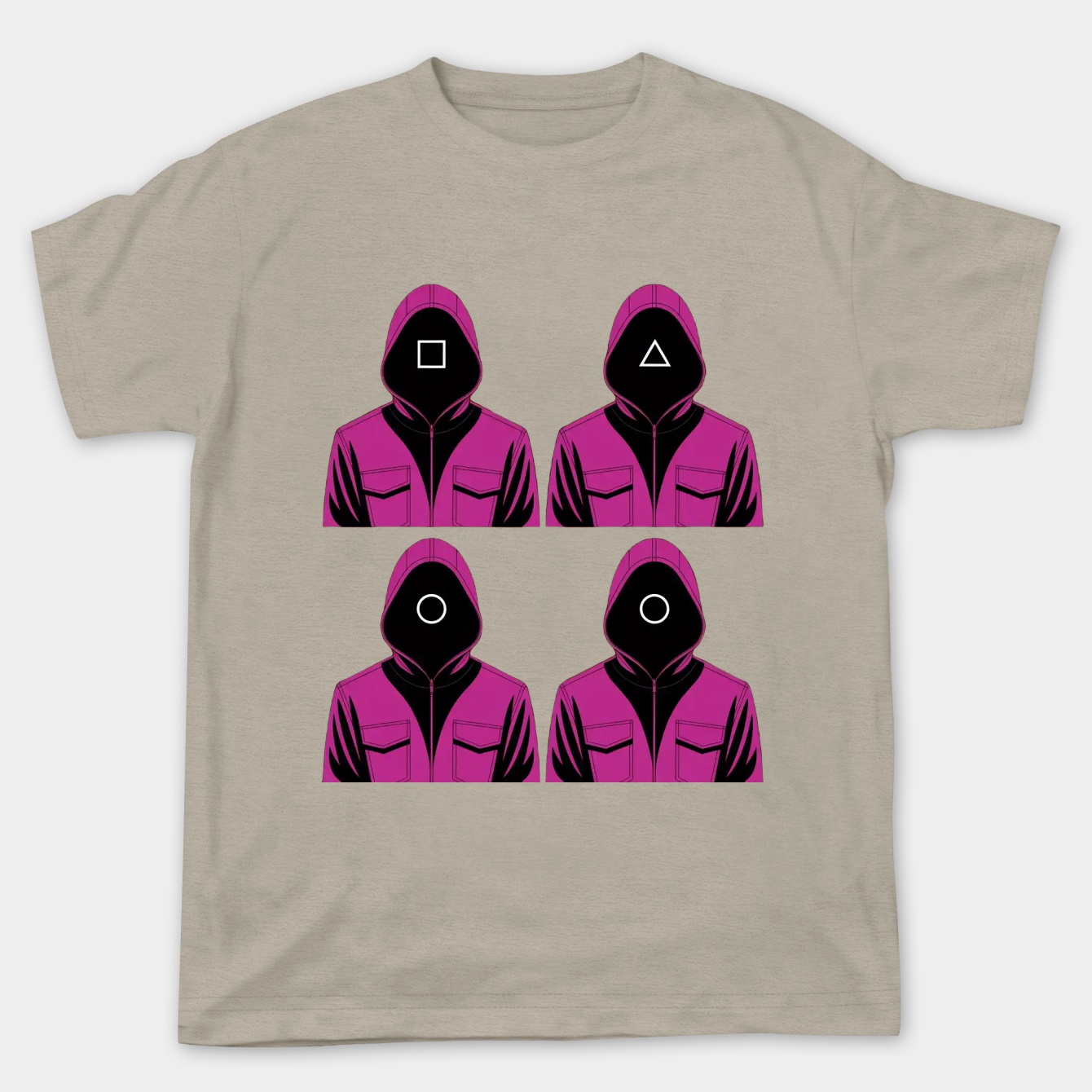 Guards from SQUID GAME Women's Plus Size T-shirt