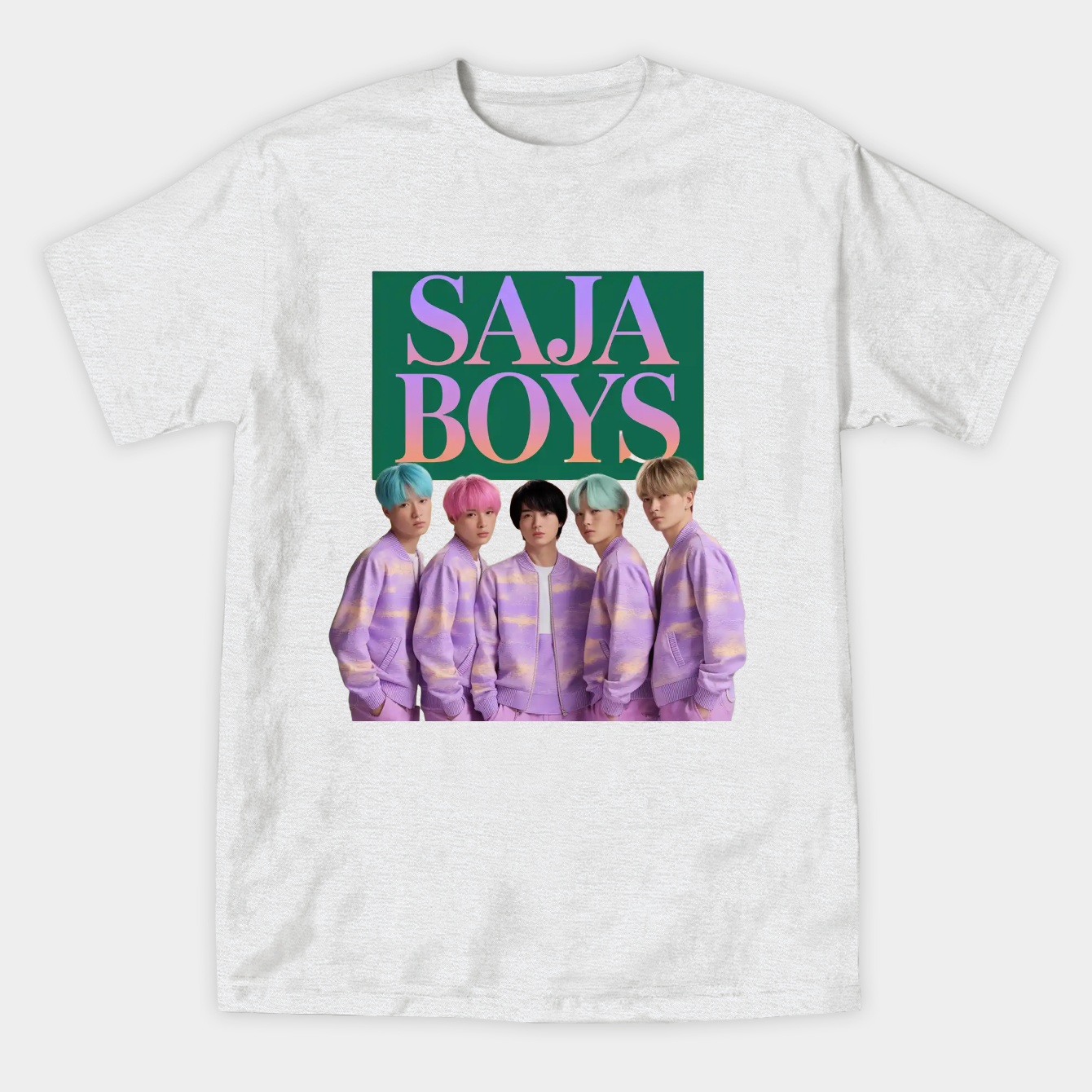KPop Demon Hunters Saja Boys Group Girls Women's Athletic Performance T-Shirt