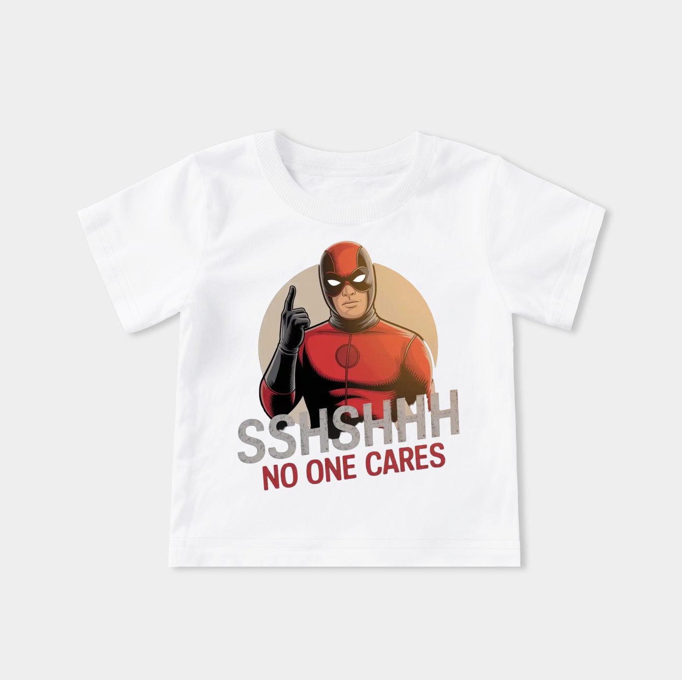 Deadpool No One Cares Youth Classic T-Shirt