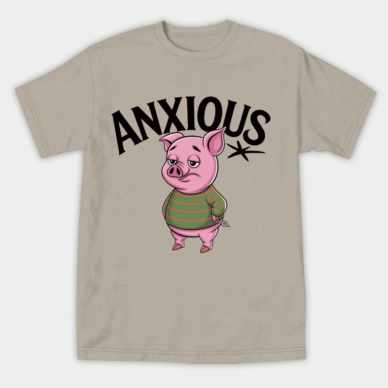 Anxious Women's Athletic Performance T-Shirt
